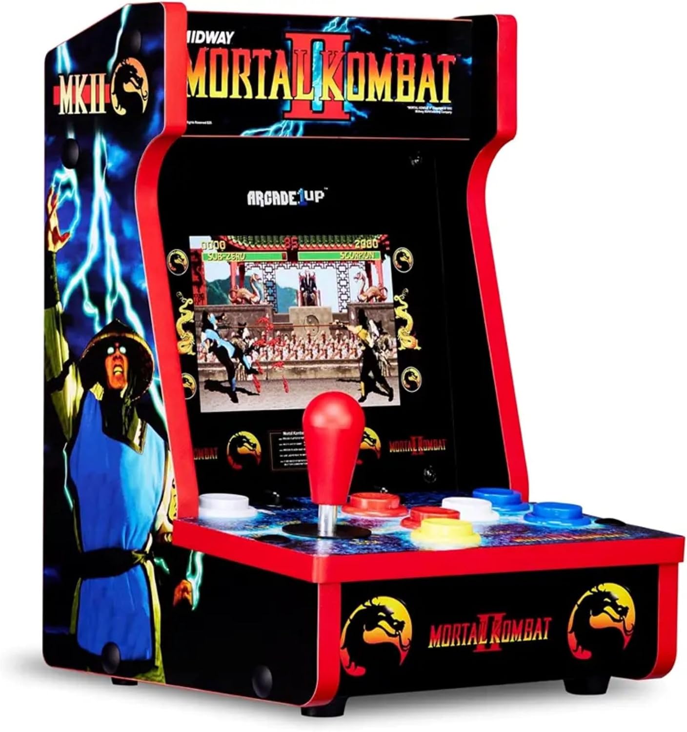 Arcade1Up Ms. Pac-Man Class of '81 Countercade, 3 Retro Games | Countertop Arcade Machine with 7-Inch LCD Screen and Real Feel Joysticks and Buttons