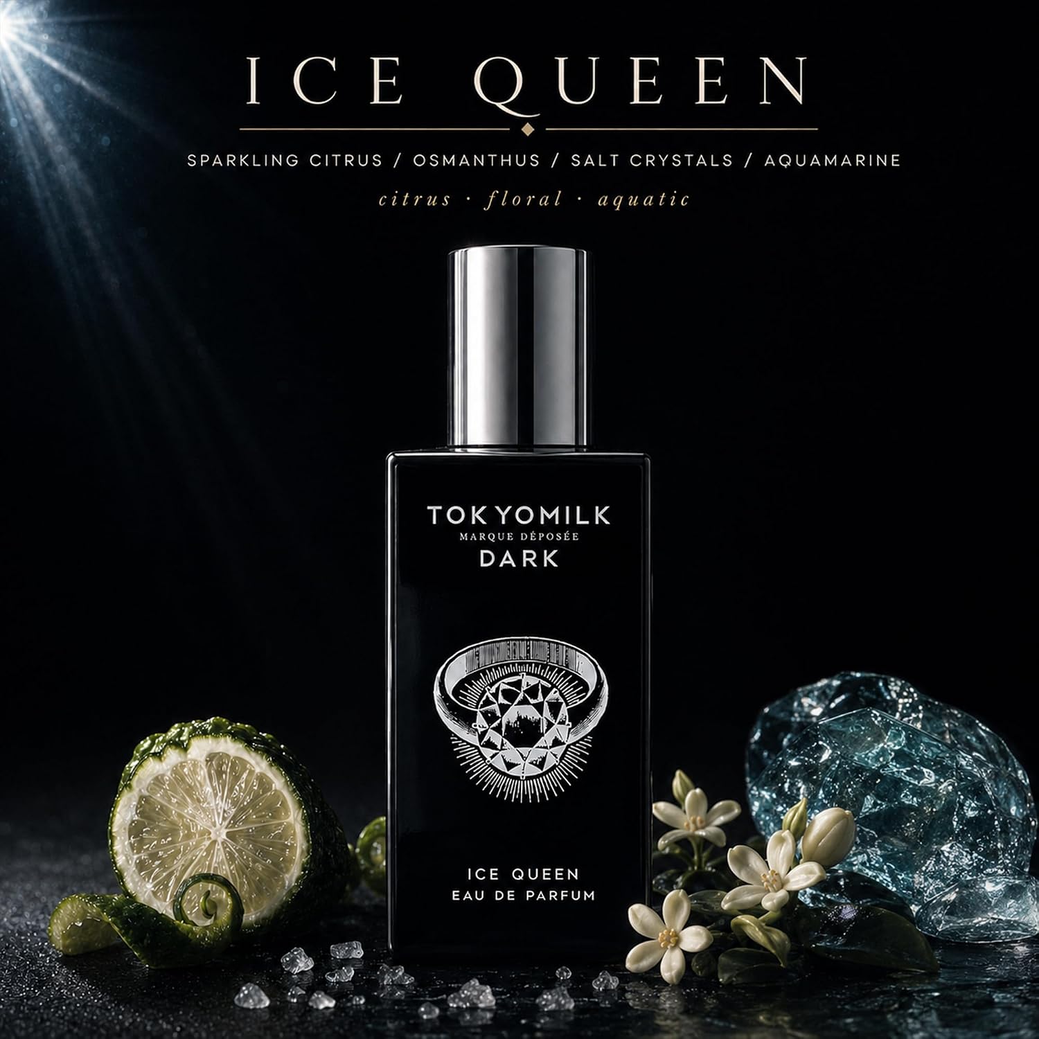 TOKYOMILK Dark Eau de Parfum, Alluring Luxury Perfume for Women & Men, Long Lasting Fragrance, Signature Ladies Essentials