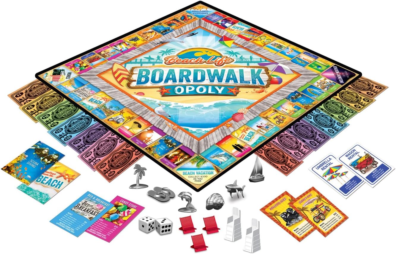 MasterPieces Opoly Board Games - Coca-Cola Opoly - Officially Licensed Board Games for Adults & Families