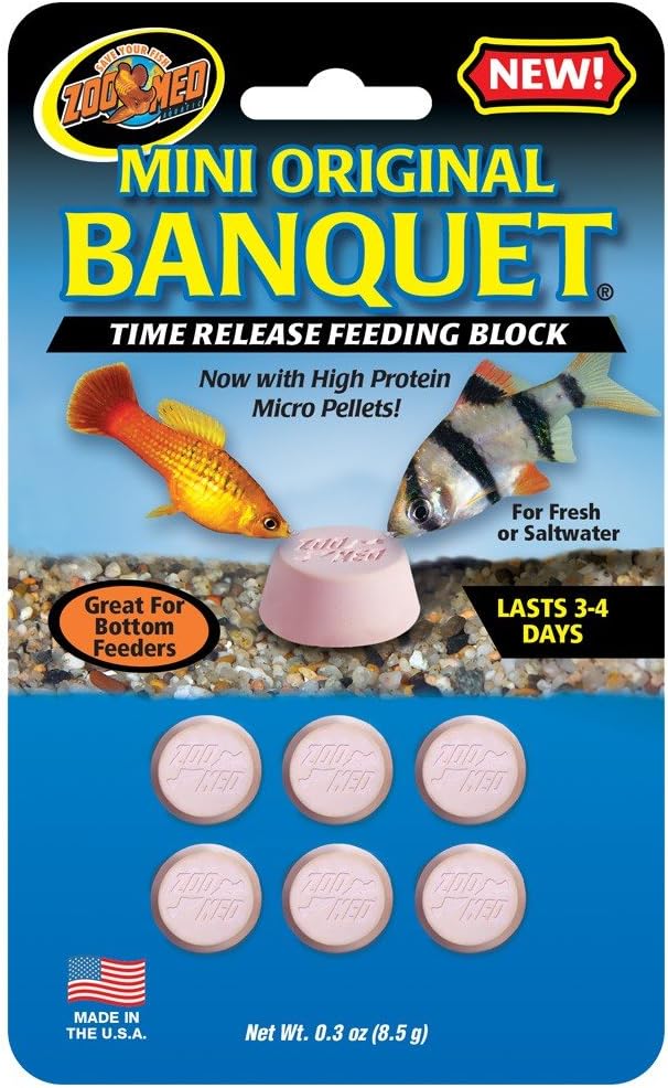 Zoo Med Banquet Block Feeder, 50-Count, Giant Size