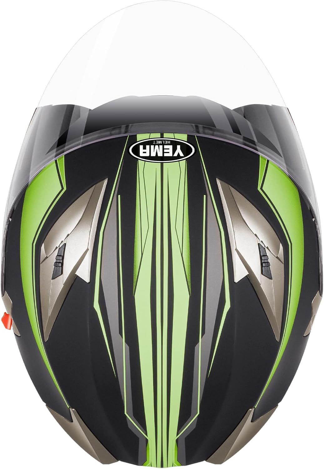 YEMA Open Face Motorcycle Helmets, DOT Approved 3/4 Moped Helmet Dual Visor Quick Release Buckle, Helmets for Adults Motorcycle Men Women Helmets for Moped Scooter Streey