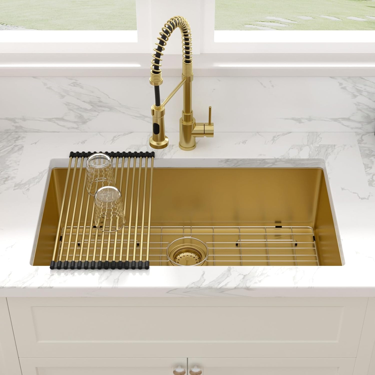 Sarlai 21 Inch Undermount Laundry Sink 21x18x12 Inch Undermount Laundry Utility Sink Deep Single Bowl 16 Gauge Stainless Steel Laundry Tub Sinks