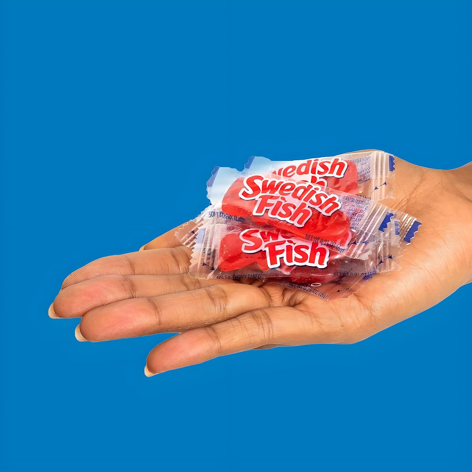 SWEDISH FISH Soft & Chewy Gummy Candy, Bulk Candy, 5 lb