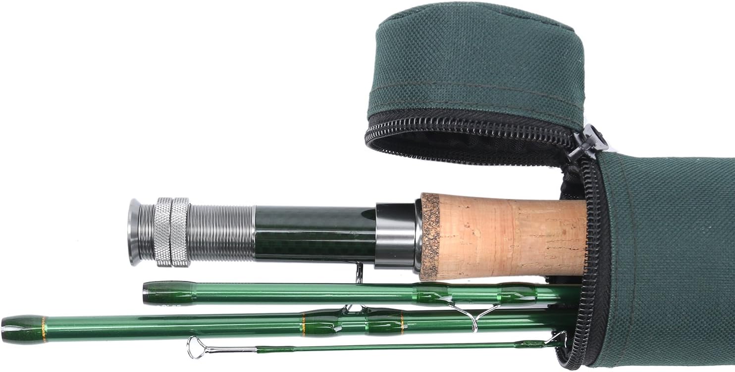 Maxcatch 3-12wt Medium-Fast Action Premier Fly Fishing Rod-IM8 Carbon Blank for High Performance,with AA Cork Grip Hard Chromed Guides