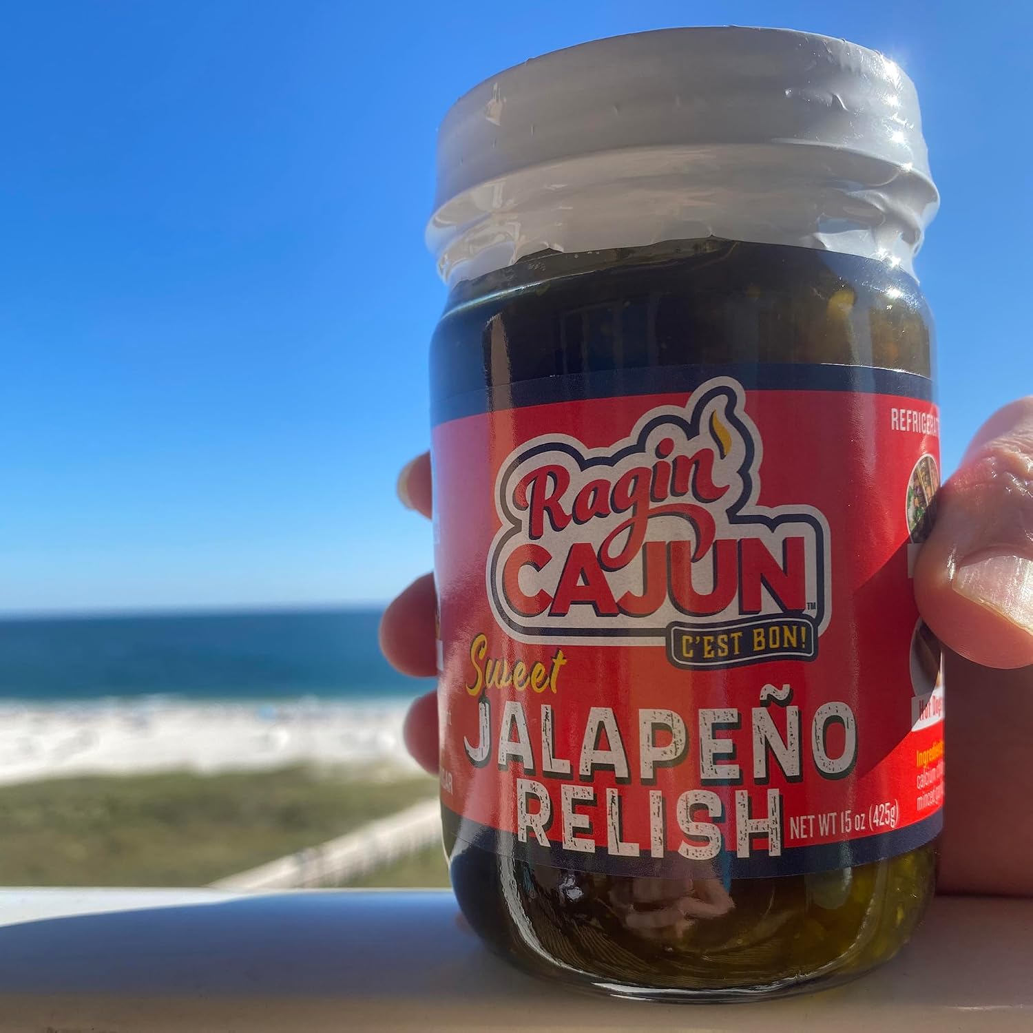 Ragin' Cajun Candied Jalapeno Slices, 12 fl oz - Pack of 2