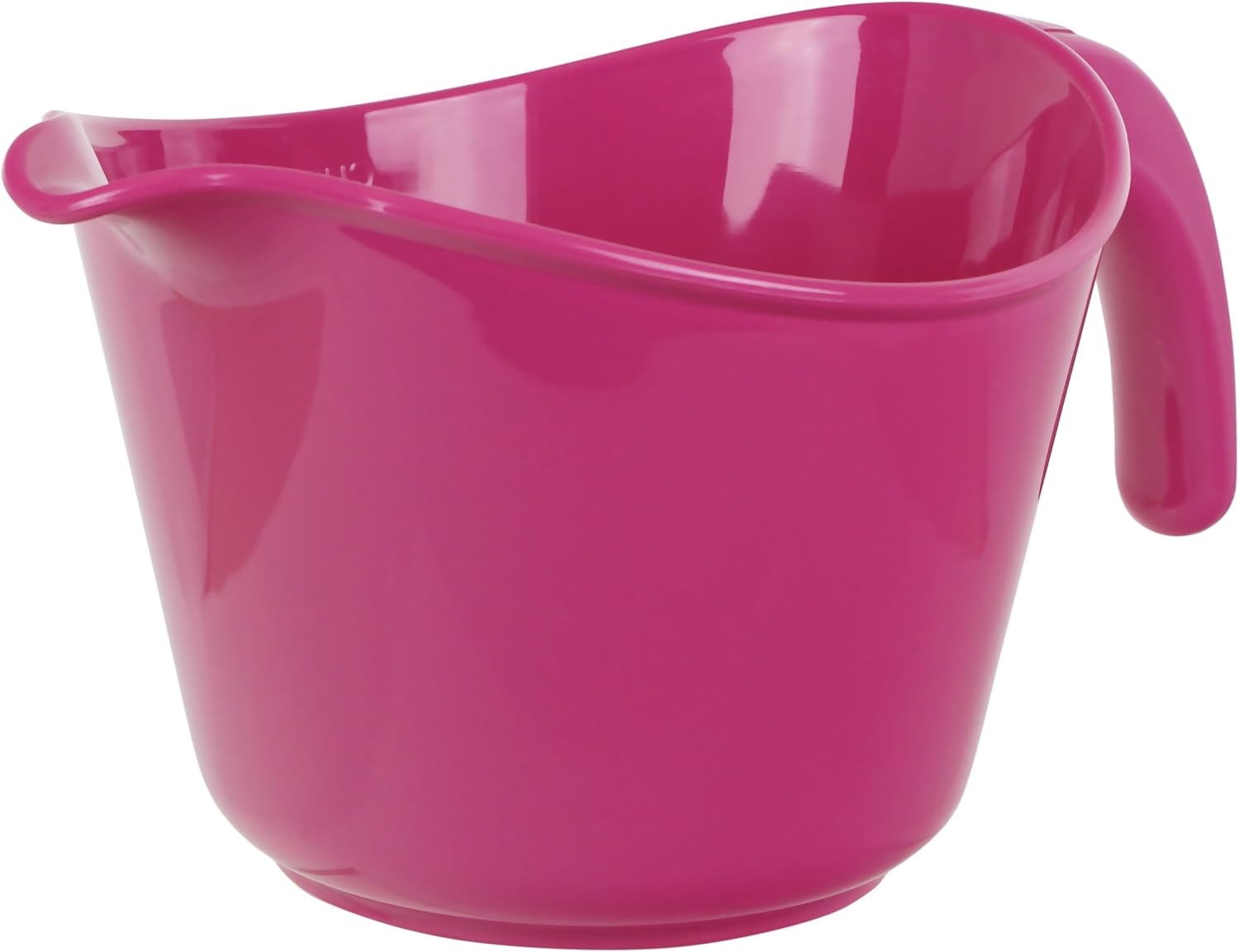 Reston Lloyd, Batter Bowl With Pour Spout, Non-Slip Base, Erogonomic Space Saving Detachable Handle, 2 QT Heavy Duty BPA-Free Microwave & Dishwasher Safe, Plum