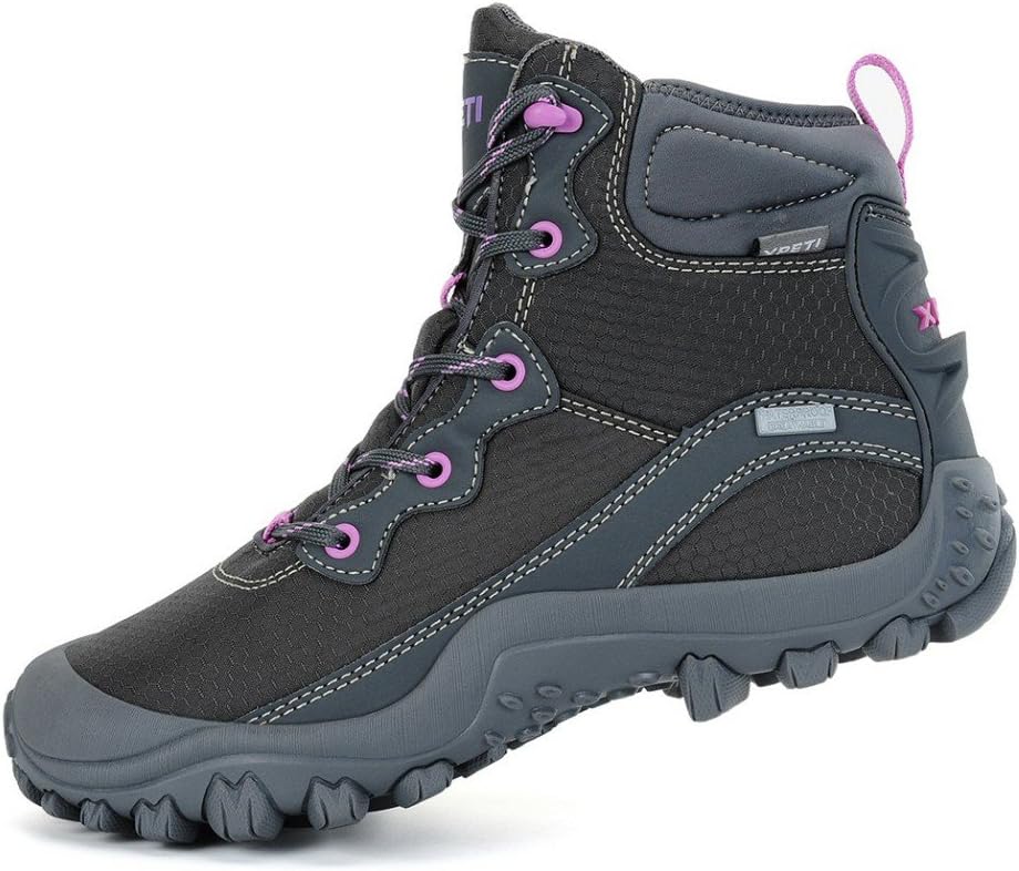 XPETI Women's Dimo Mid Waterproof Outdoor Hiking Boot Non Slip