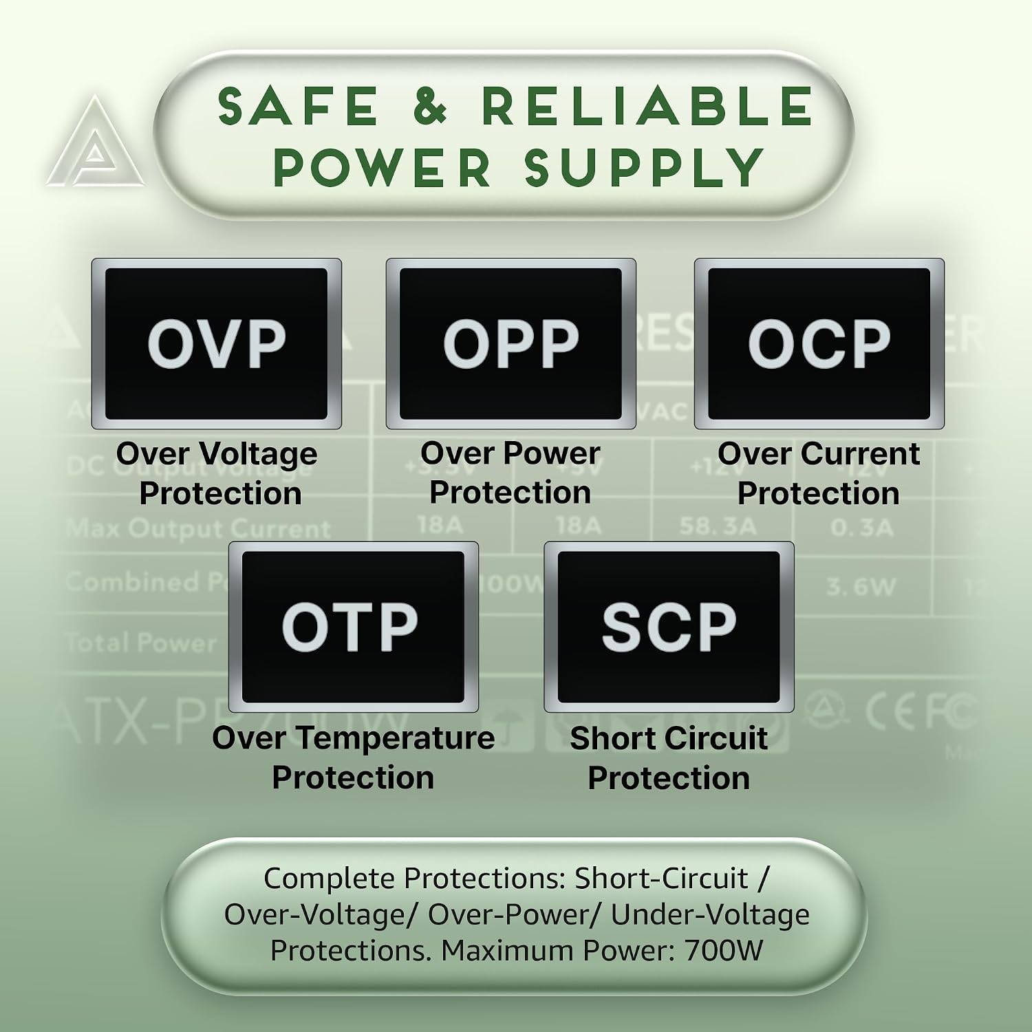 Apevia ATX-PR600W Prestige 600W 80+ Gold Certified, RoHS Compliance, Active PFC ATX Gaming Power Supply | 80+ Gold Efficiency, 135mm Auto Thermal Controlled Fan, Heavy Duty Protections, RoHS Compliance, DC to DC Converter Design