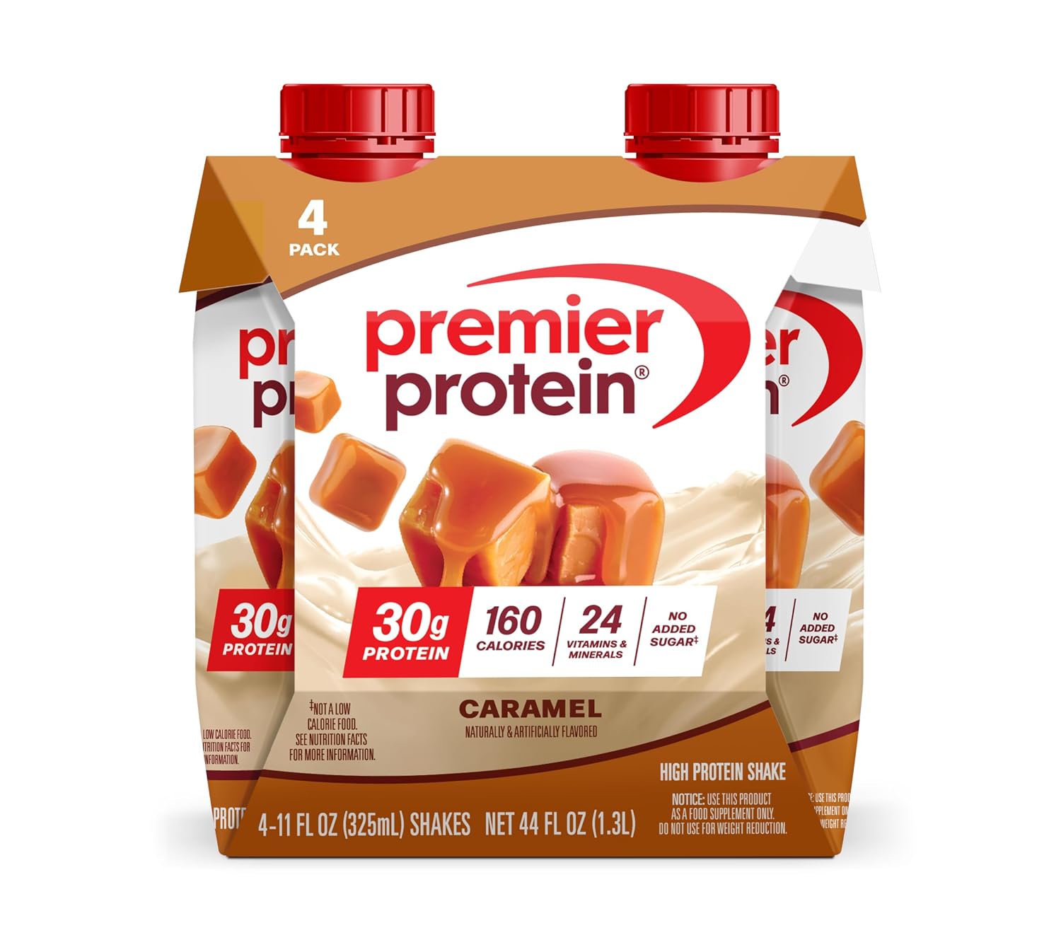 Premier Protein 30g High Protein Shake, Vanilla, 12 Pack | 160 Calories, 24 Vitamins & Minerals, No Added Sugar, Supports Muscle Health, Gluten-Free, 11 oz