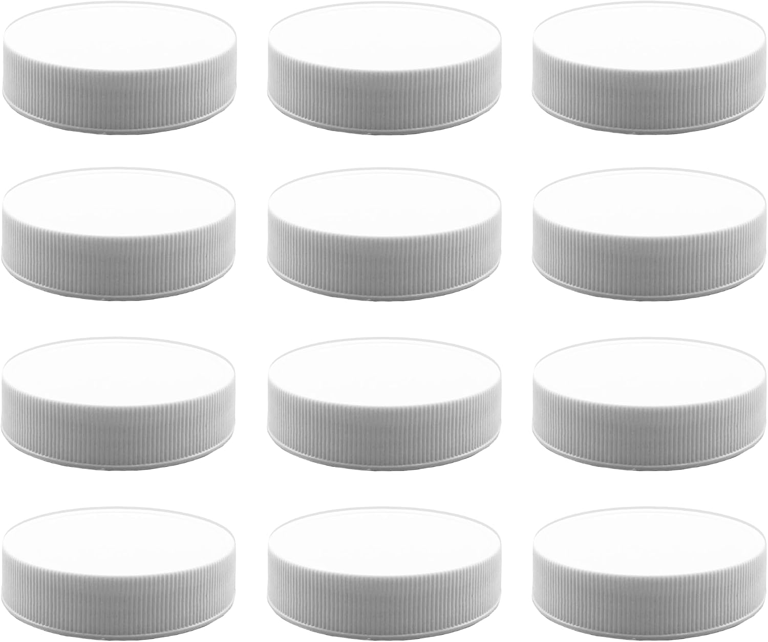 1 Pack - 128 oz (1 Gallon) Plastic Storage Jars with 110-400 Leak Proof Black Lids, Food Grade, BPA Free, Hand Wash Only (128oz, BLK, 1PK)