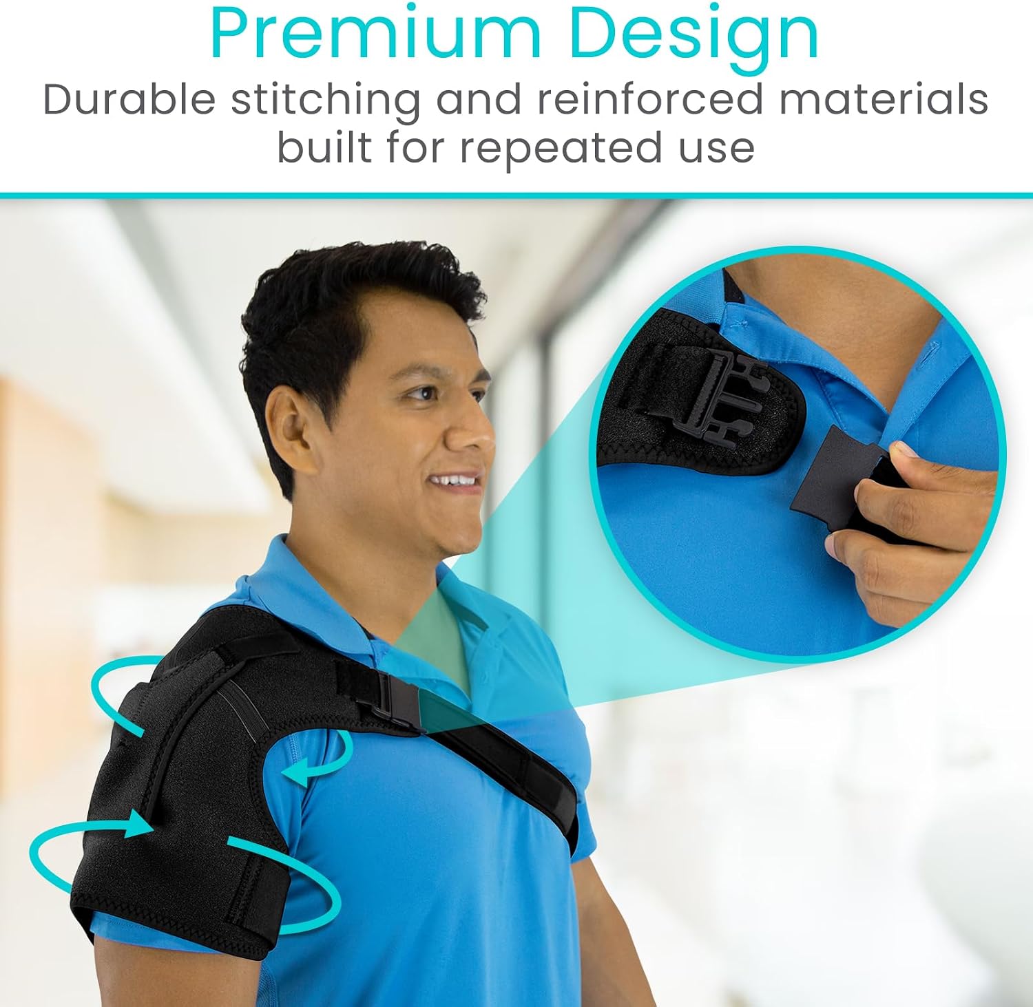 Vive Shoulder Brace for Women & Men - Injury Recovery Compression Support