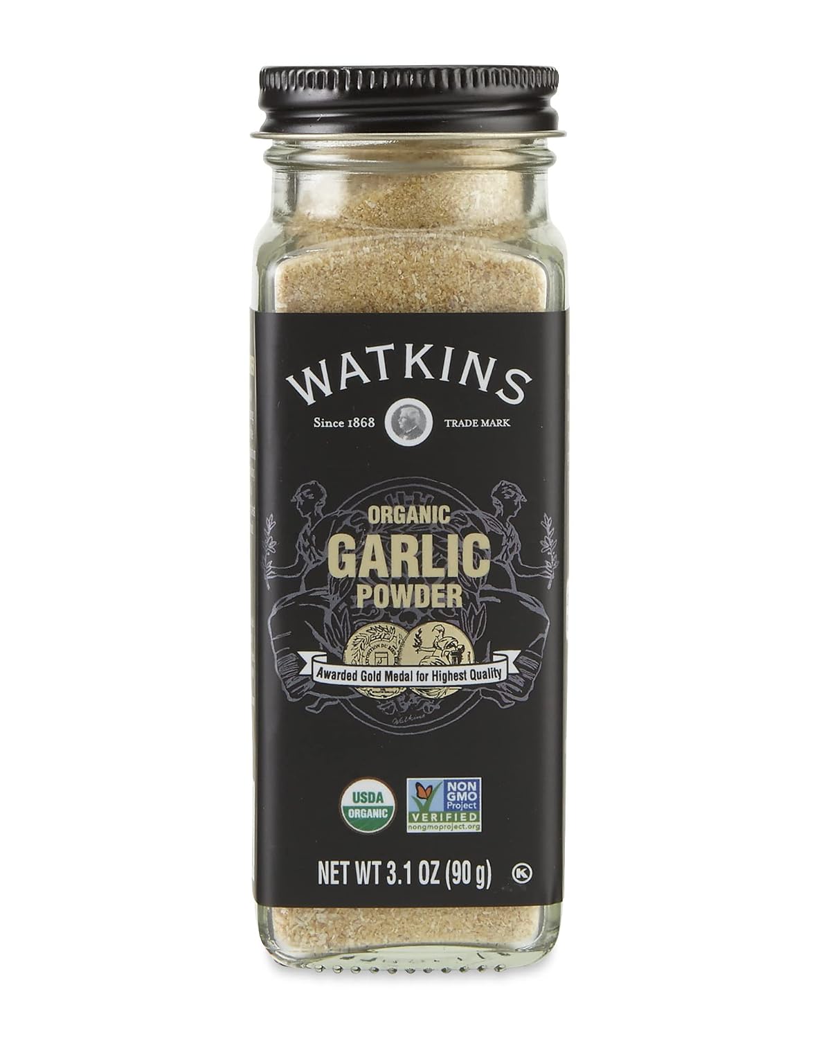 Watkins Gourmet Organic Spice Jar, Garlic Salt, 4.97 Ounce