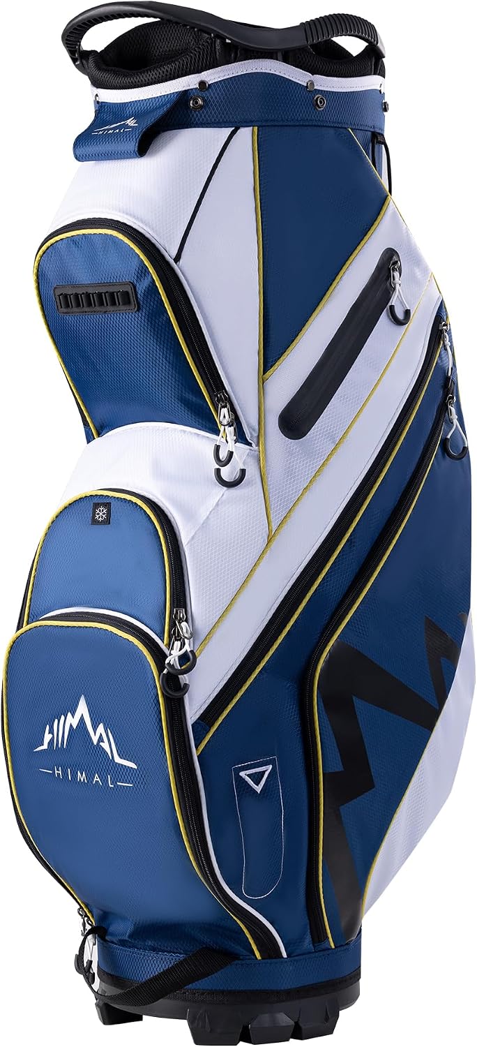 14-Way Golf Cart Bag with Organizer Divider | Full-Length Dividers, Rain Cover Included, Easy-Carry Handles, Club Organization, Cart Compatible
