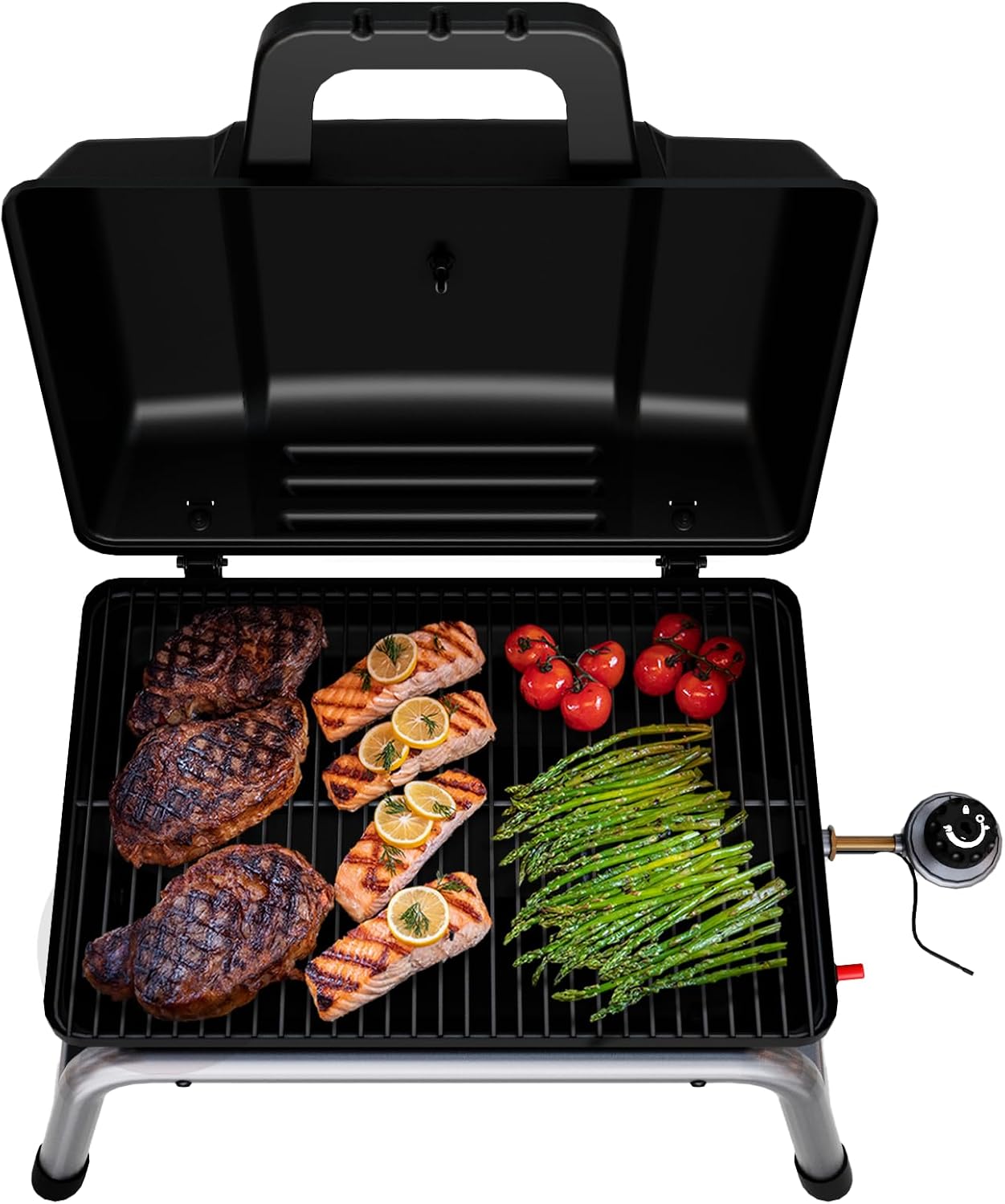 Charbroil 1-Burner Portable Propane Gas Grill, Black – 17402049