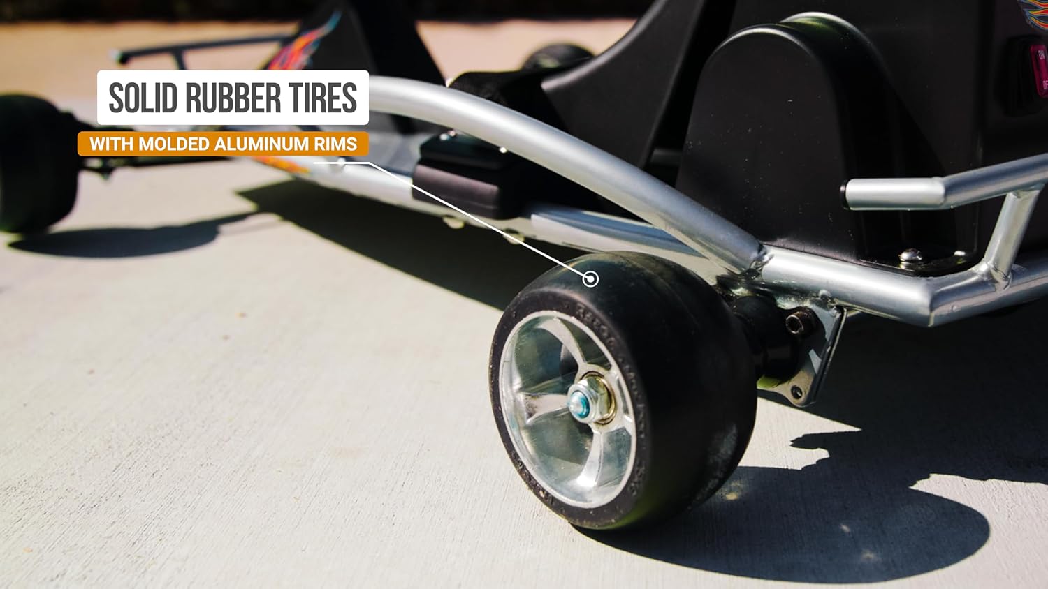 Razor Ground Force One - Electric Go-Kart for Ages 8+, Up to 12 MPH, Up to 40 Minutes of Continuous Use, Variable Speed Throttle