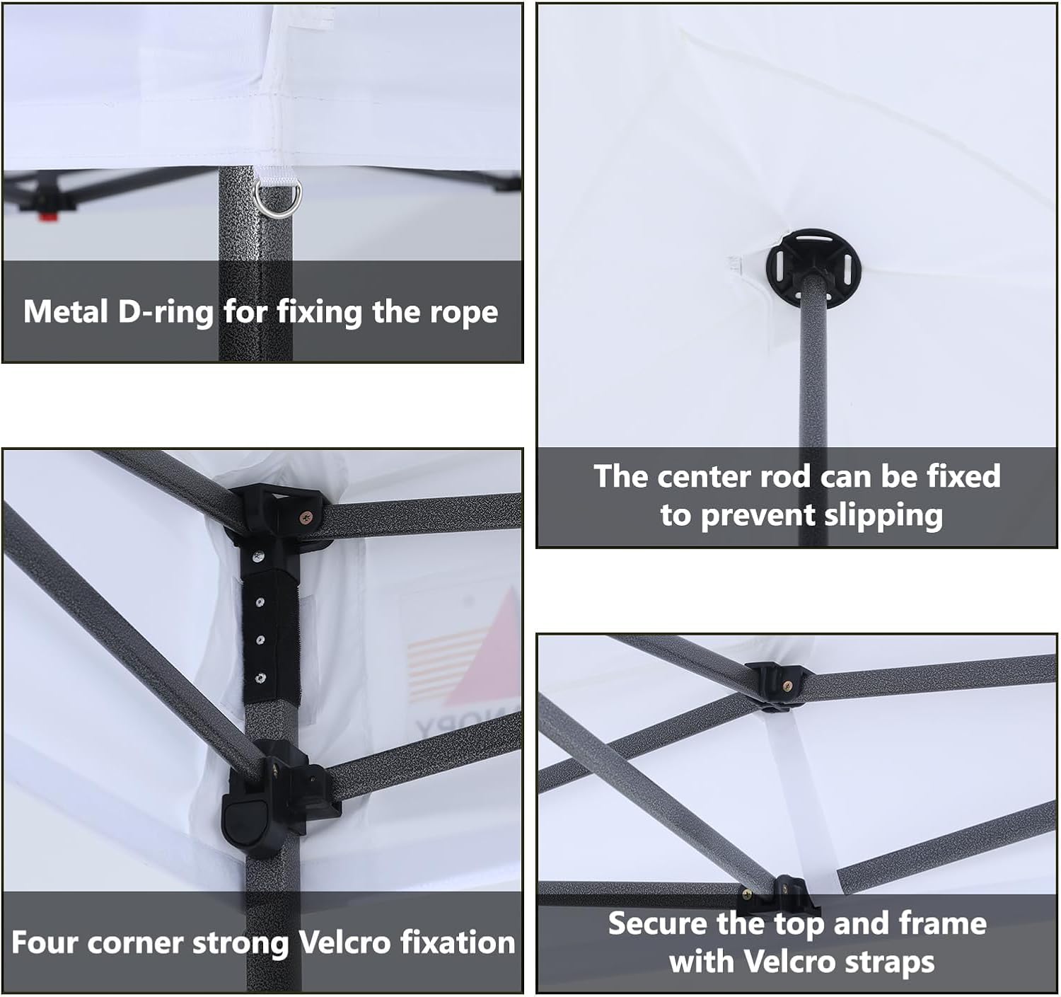 ABCCANOPY Replacement Canopy Top for Pop Up Canopy Tent 10x10 White
