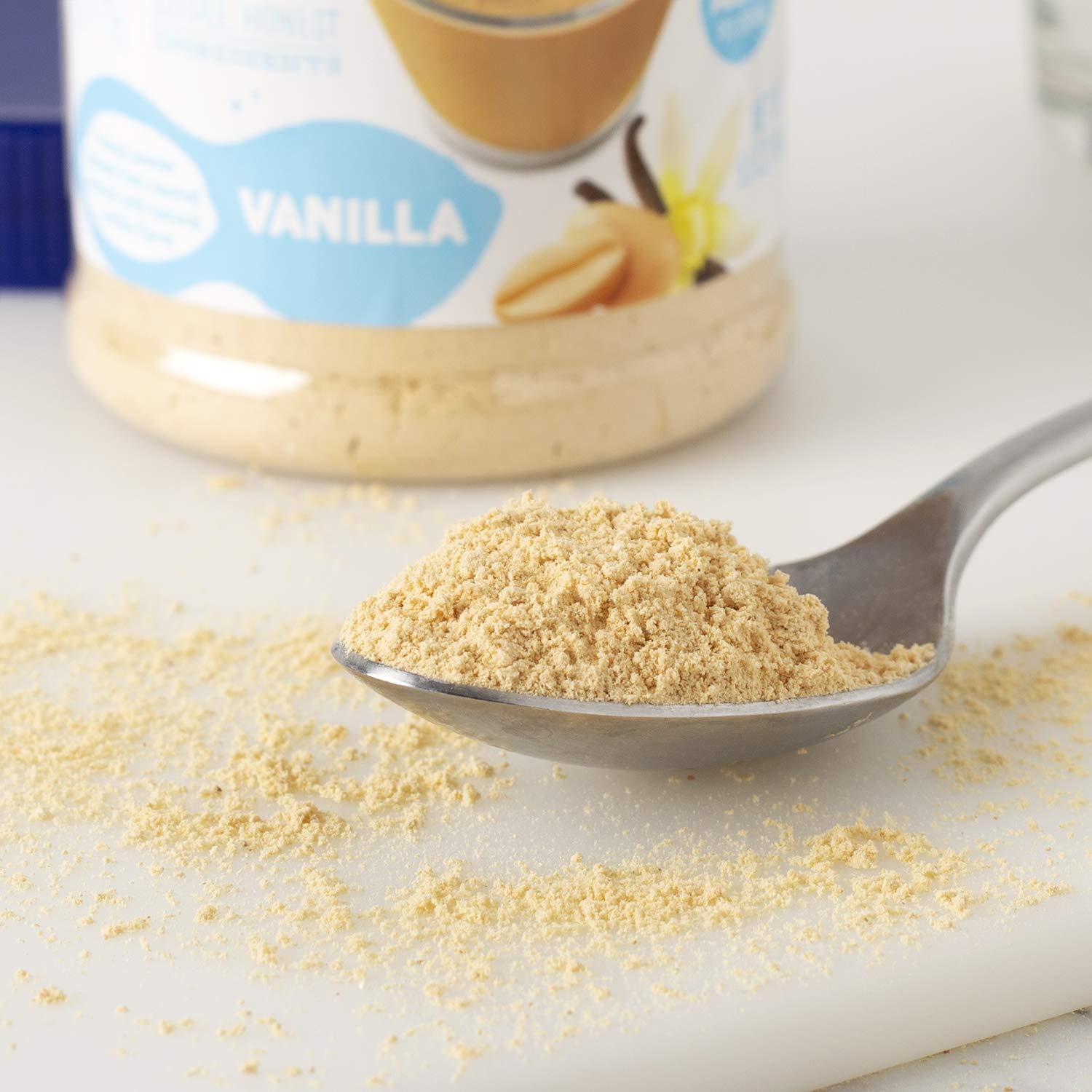Peanut Butter & Co. Vanilla Peanut Butter Powder, 6.5 oz (2 Pack) | Non-GMO Project Verified, Gluten Free, Vegan, Vanilla Peanut Butter Powder, Low Fat, Protein for Smoothies, Baking & Recipes