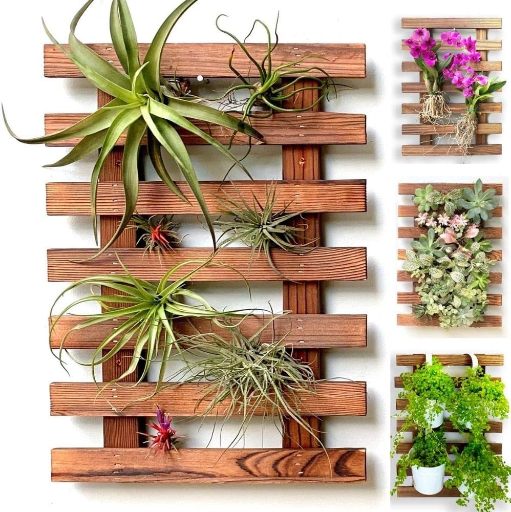 ShopLaLa Wall Planter (60cm, 2 Pack) Hanging Planters for Indoor Plants