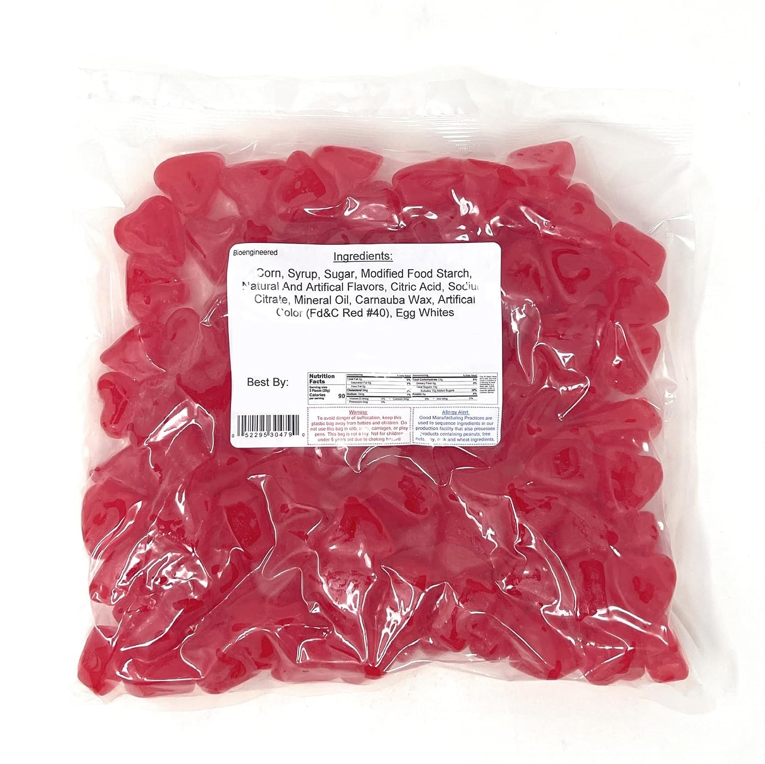 Yankee Traders Ju Jube Cherry Hearts 2 Pounds (Valentines)