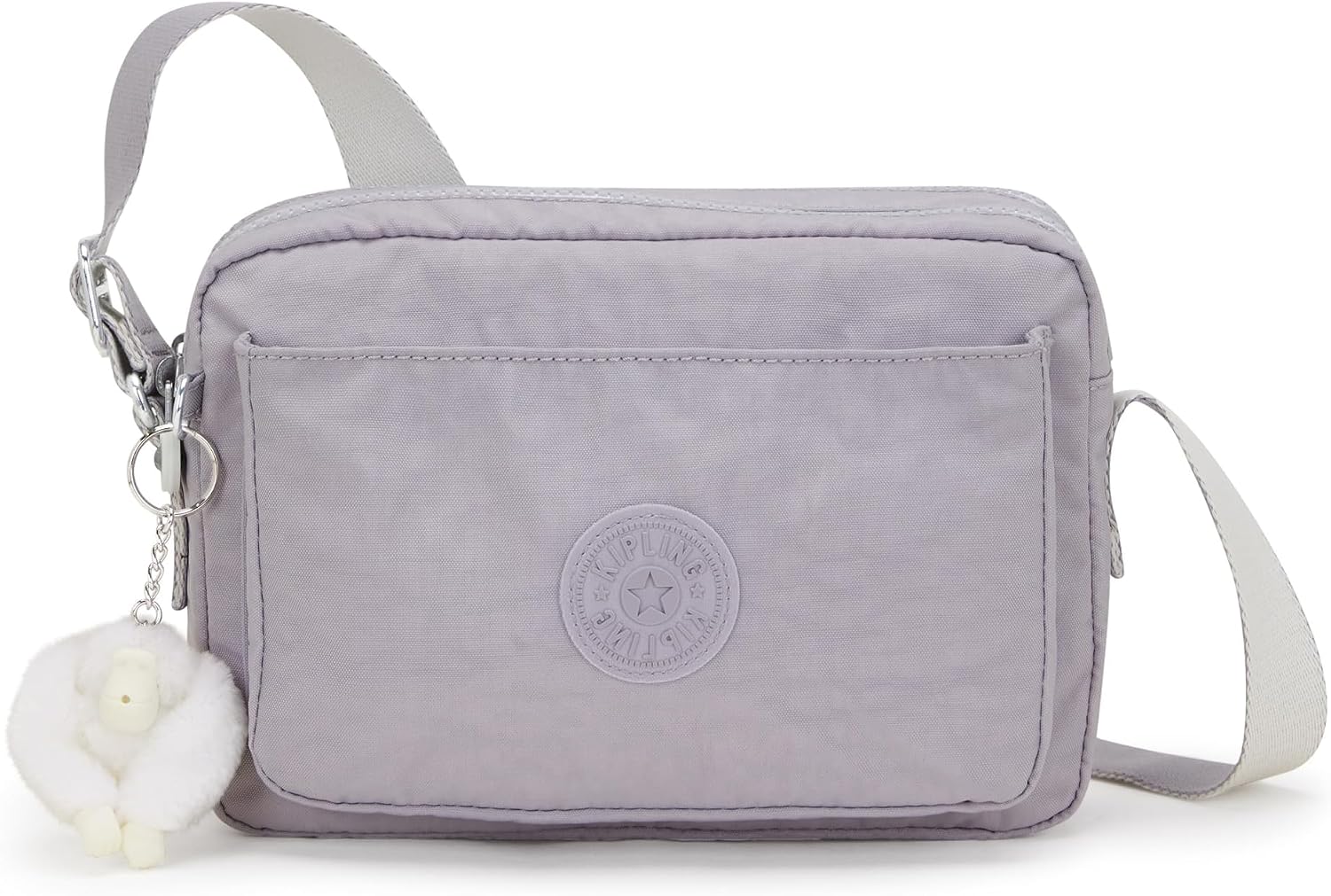 Kipling Women’s Abanu Medium Crossbody Bag, Lightweight, Adjustable Nylon Waist Pack with Multi-Compartment Zip Pockets