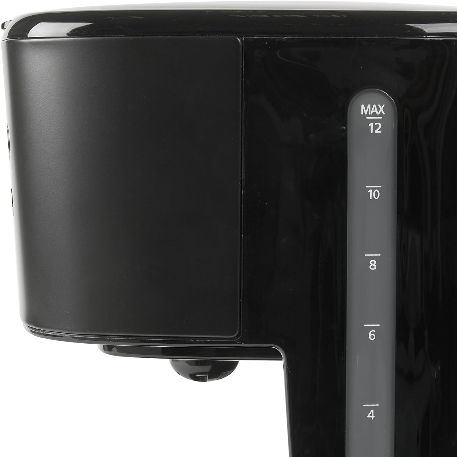 HADEN 12-Cup Programmable Coffee Maker for Home or Office, Putty & Chrome – Drip Brewer Machine with Brew Strength, Delay Brewing