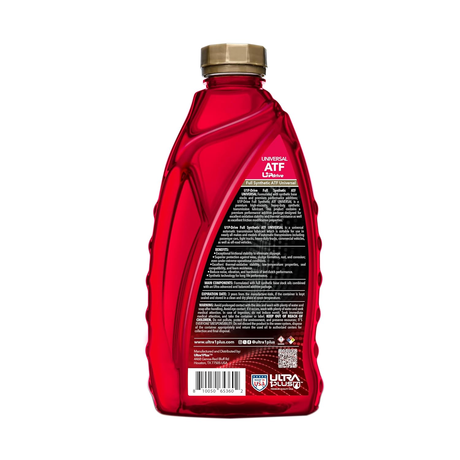 ATF Full Synthetic Automatic Transmission Fluid 5 Gallon Pail