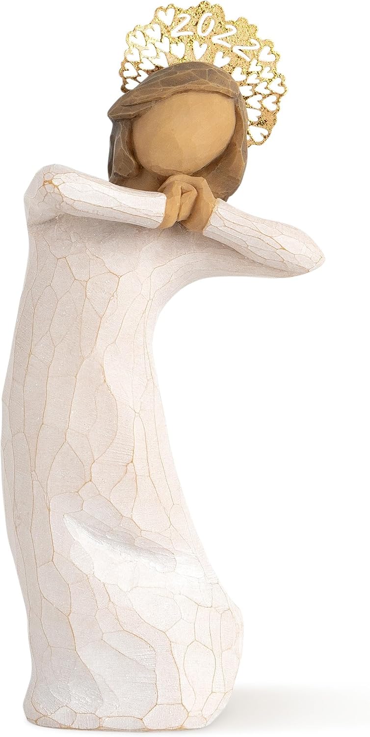 Willow Tree Lavender Grace, Sculpted Hand-Painted Figure | Cast from a Susan Lordi Original Carving, Thoughtful Keepsake Gift for Loved Ones, Celebrations and Moments of Comfort