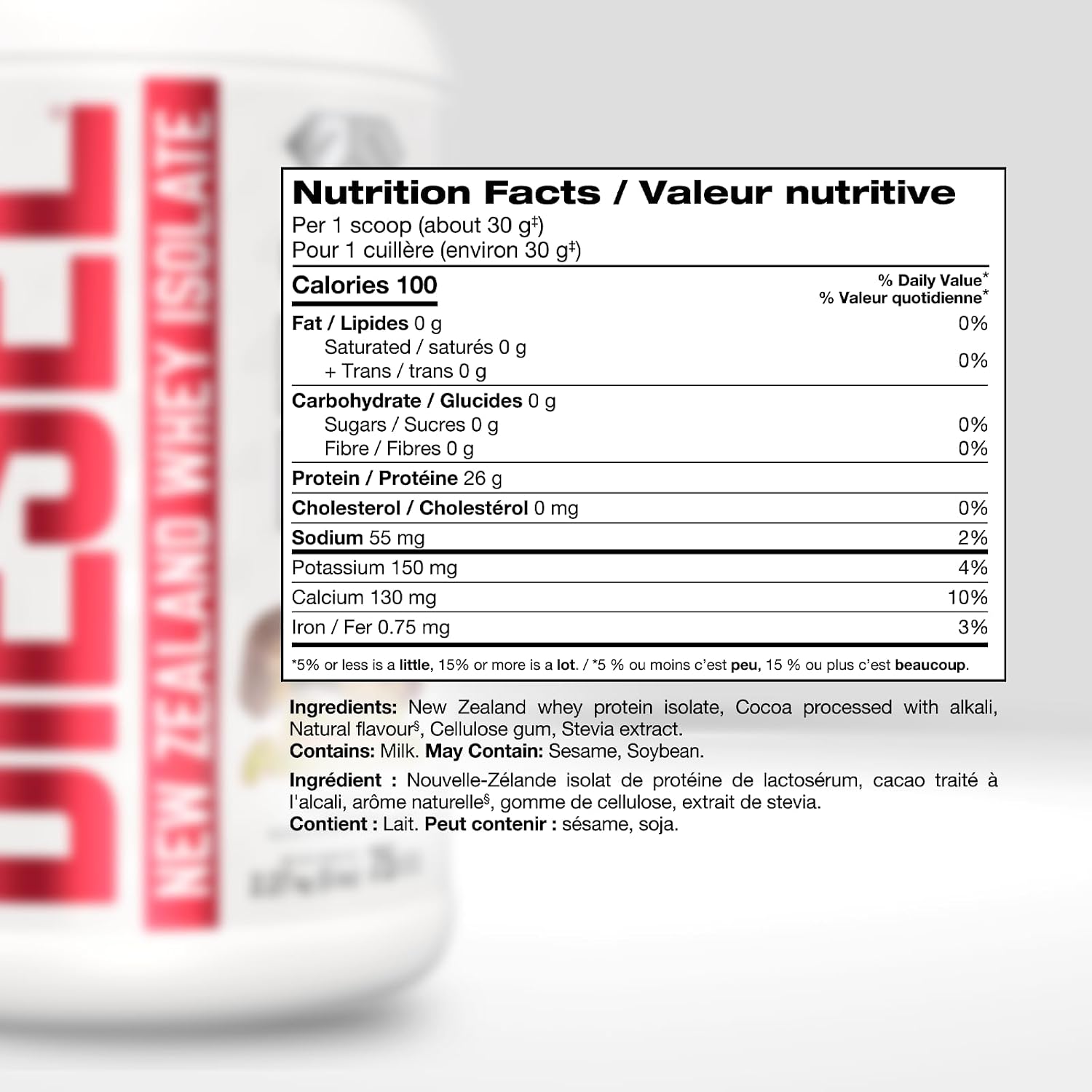 PERFECT SPORTS Diesel Whey Protein Isolate, Milk Chocolate, 2 lb
