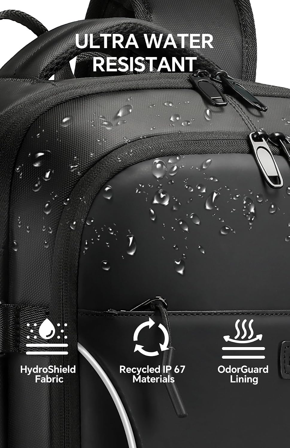70L Travel Backpack with Vacuum Compression System | 70L Vacuum Backpack, 2 Detachable TPU Bags, TSA Lock, Fits 16" Laptop