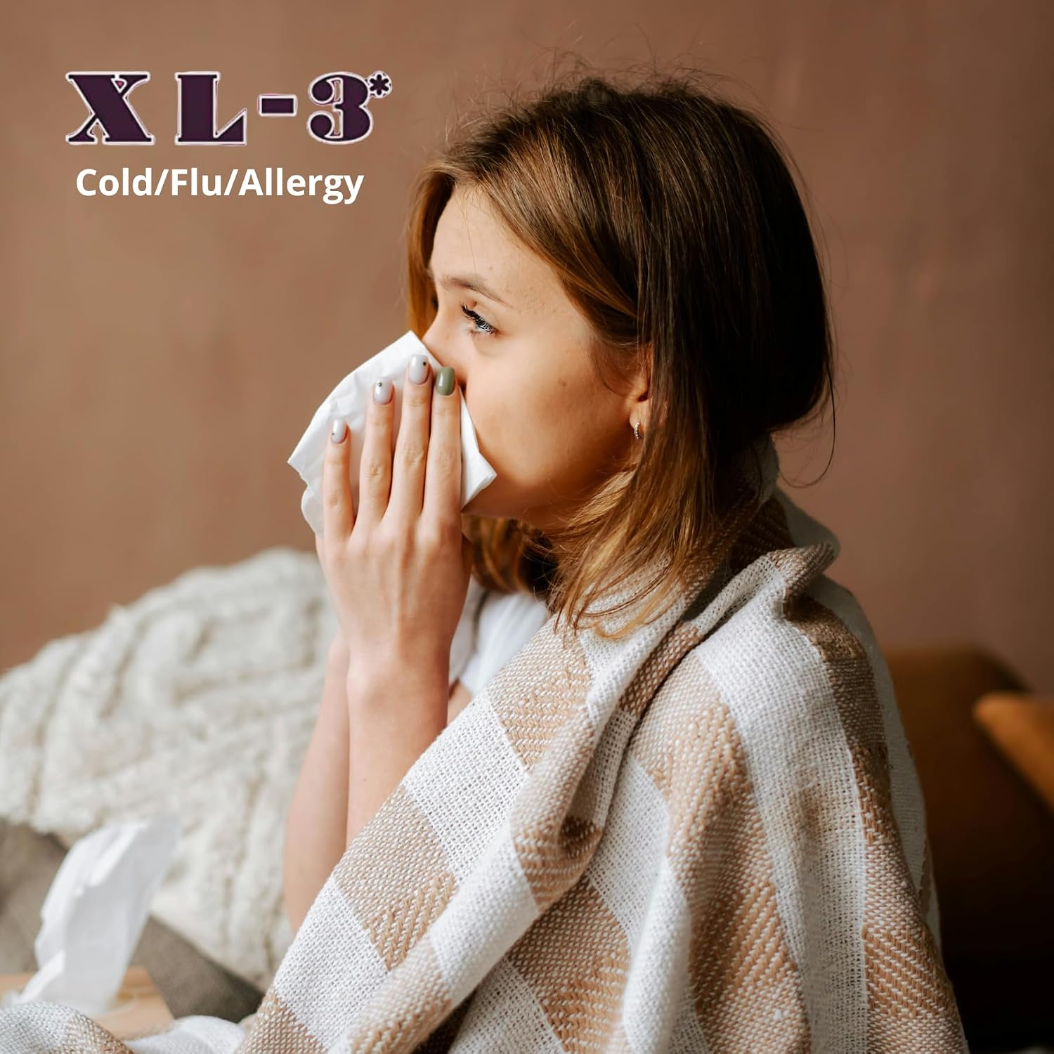 XL-3 Cold and Flu, Temporary Relieves Nasal Congestion, Fever, Aches and Pains, Non-Drowsy, 2-Pack of 20 Tablets Each