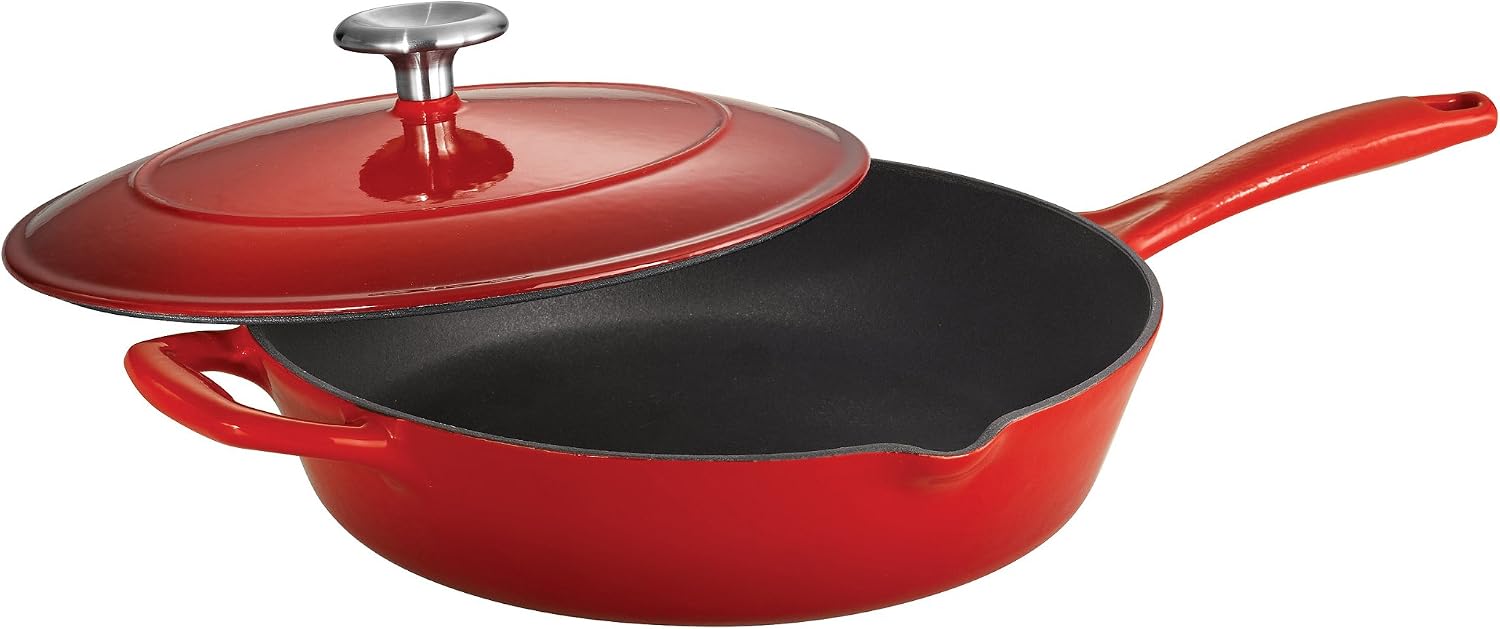 Tramontina Bestow Enameled Cast Iron 10-Inch Skillet, Blue | Perfect Pan for Frying, Searing, and Oven-to-Table Cooking