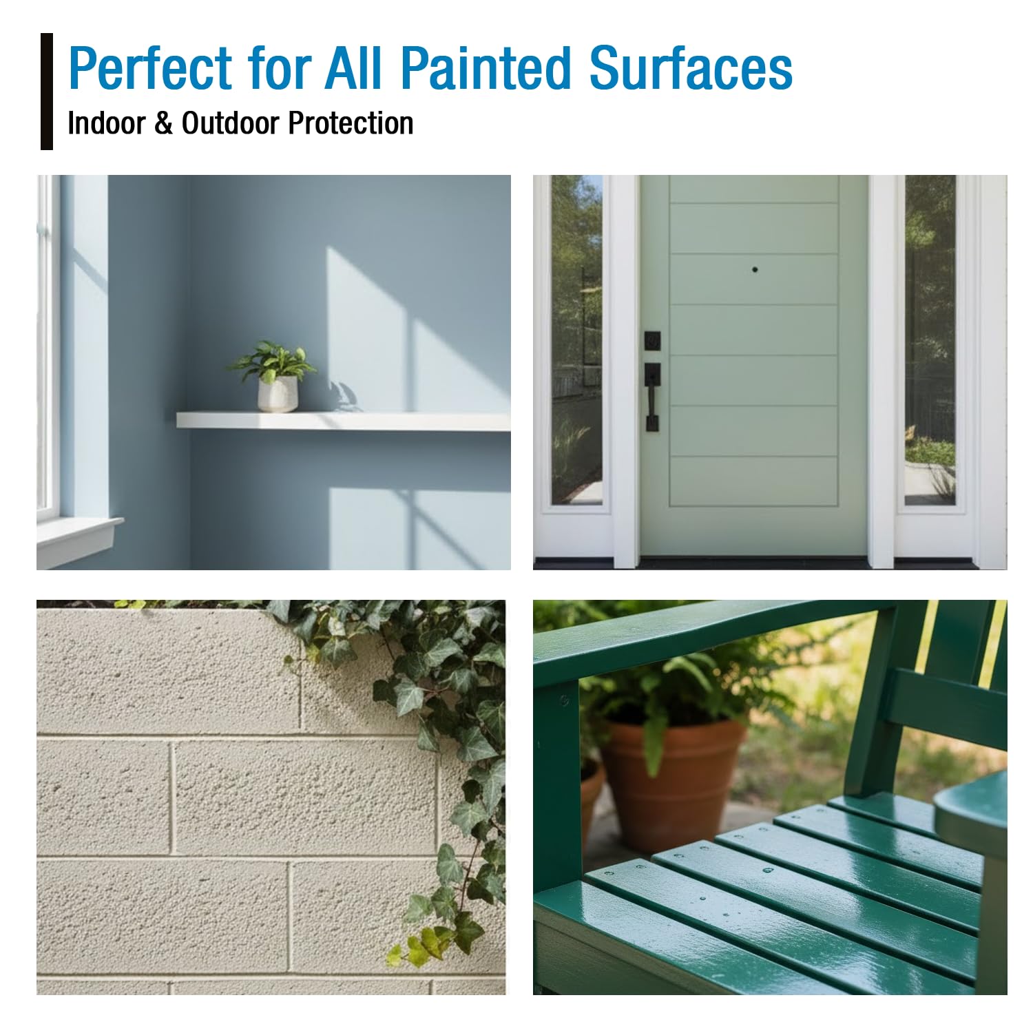 Rain Guard Paint Sealer Concentrate SP-9002 | Makes 2 Gallon | Protects Painted Concrete, Wood, Stone | Silane/Siloxane Acrylic Waterproofer | UV Resistant | Fast Drying | Semi-Satin Finish | Protects Painted Concrete, Painted Wood, Painted Stone, Silane…