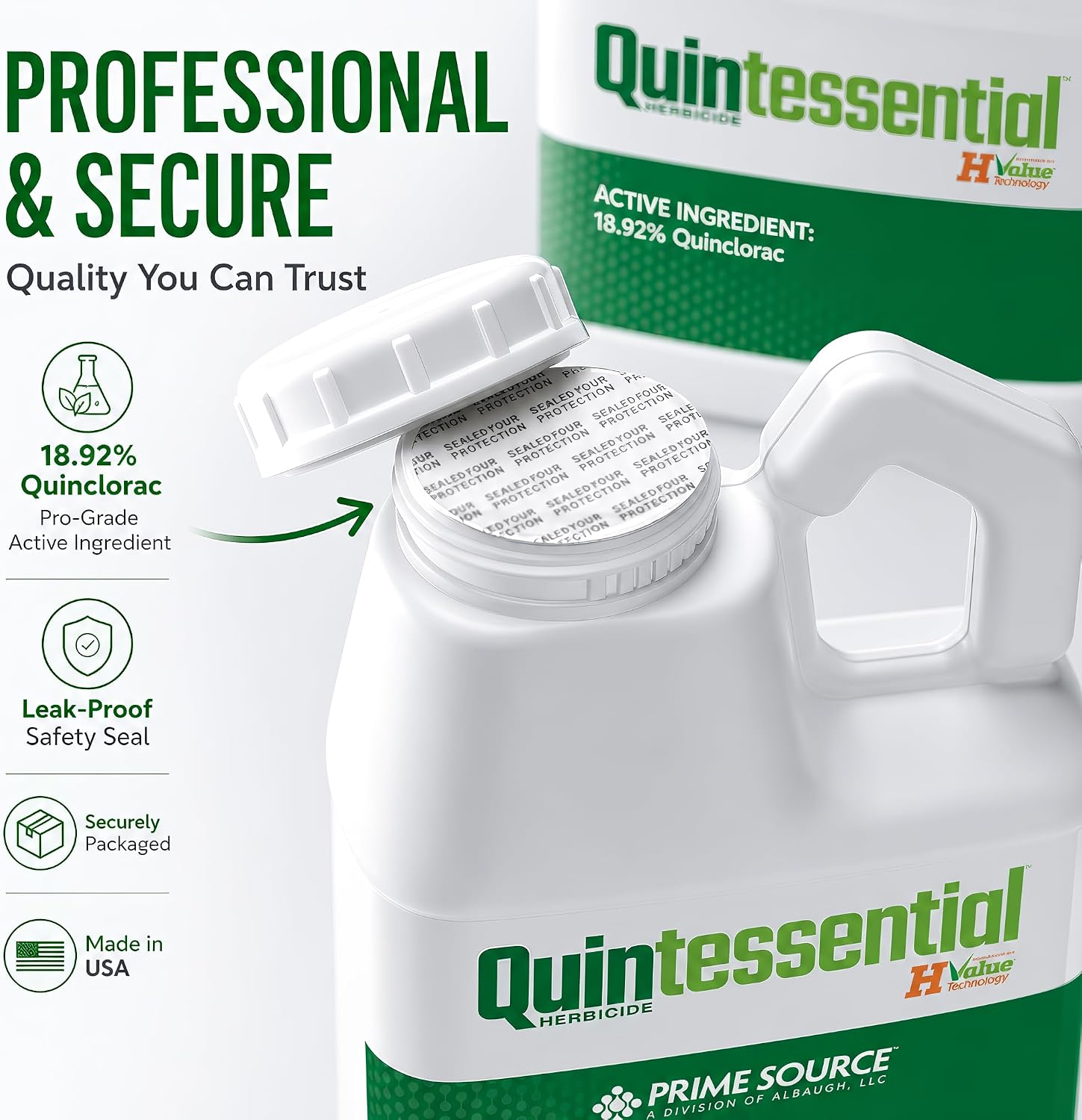 Primesource Quinclorac 1.5L Select Liquid Crabgrass Killer (64 ounces), White
