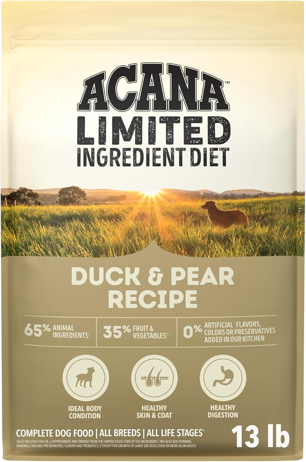 ACANA Singles Limited Ingredient Dry Dog Food Beef & Pumpkin 4.5lb Bag