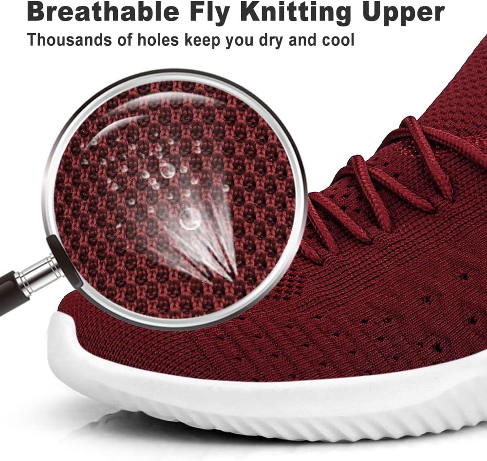 Feethit Mens Slip On Walking Shoes Mens Running Shoes Tennis Sneakers