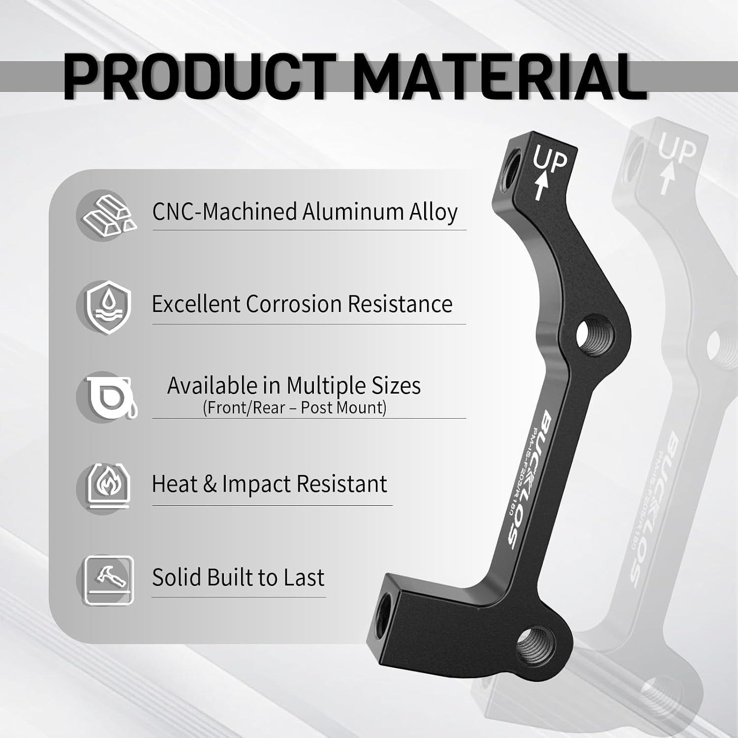 BUCKLOS MTB is Frame Rear 180mm Disc Brake Caliper Mount Adapter Parts