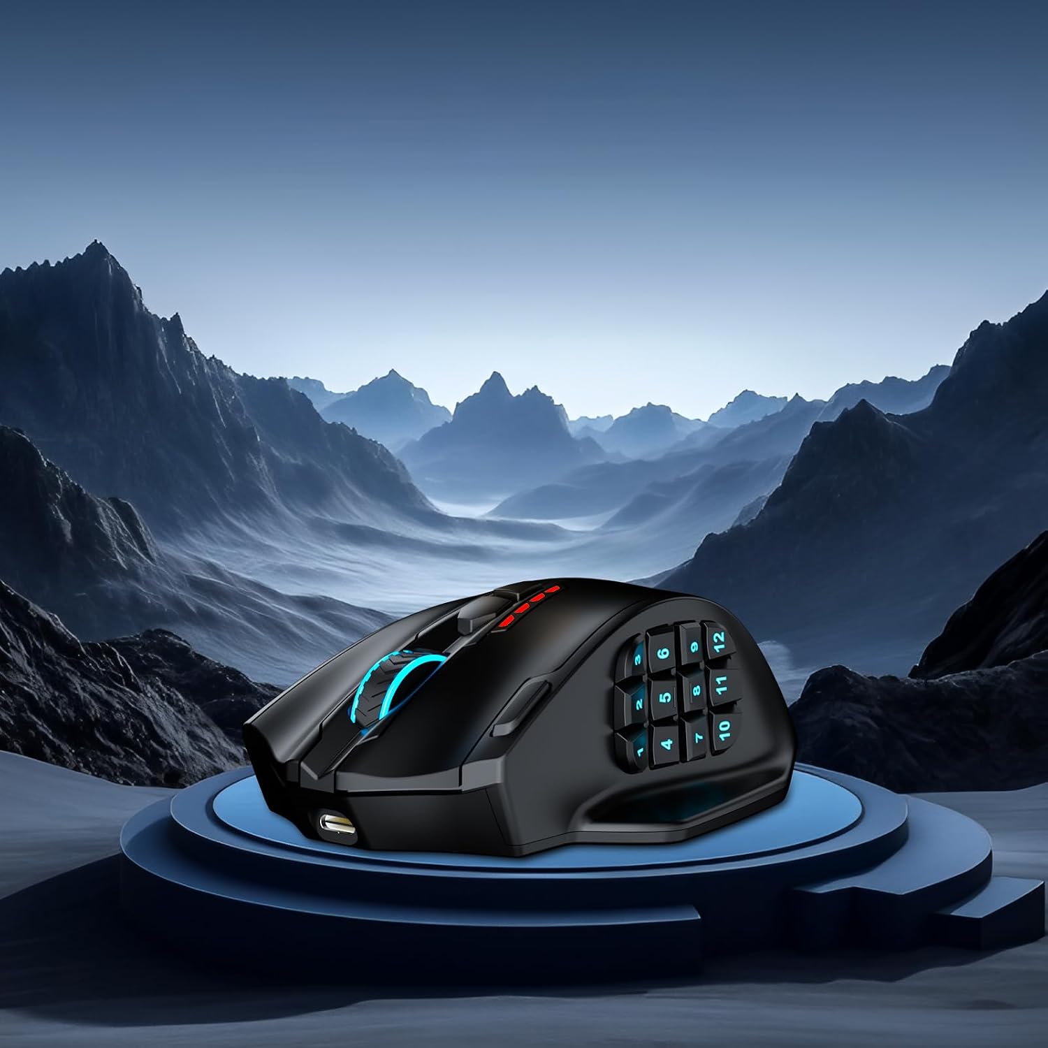 Redragon M908 Wired MMO RGB Gaming Mouse 12400 DPI Remapping Keys | Stable Lag-Free Connection, Redefine Keybinding Macro, Vibing Backlight, Ergonomic Grip Body Comfort