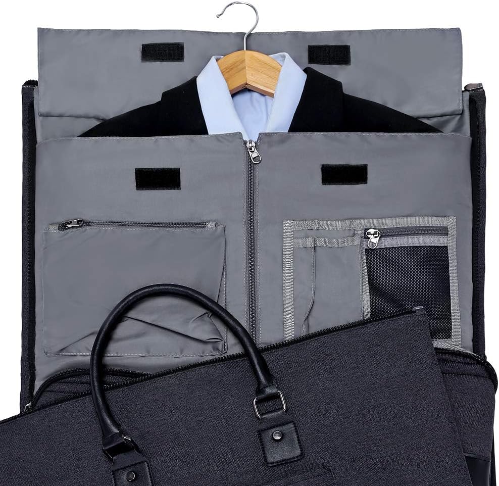 Garment Bags for Travel, 45L Carry on Convertible Garment Duffle bag