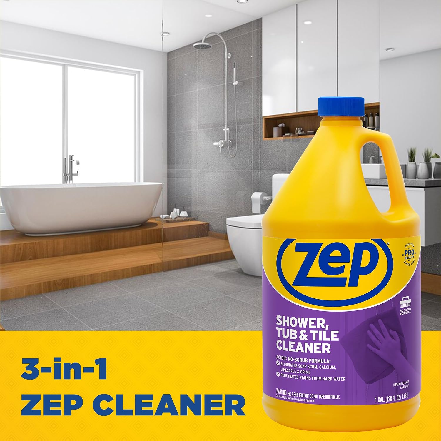 Zep Cleaner Shower/TUB/Tile 128 OZ ZUSTT128