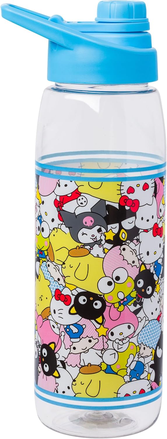 Silver Buffalo Pokémon Skate Graffiti, Water Bottle, 28oz
