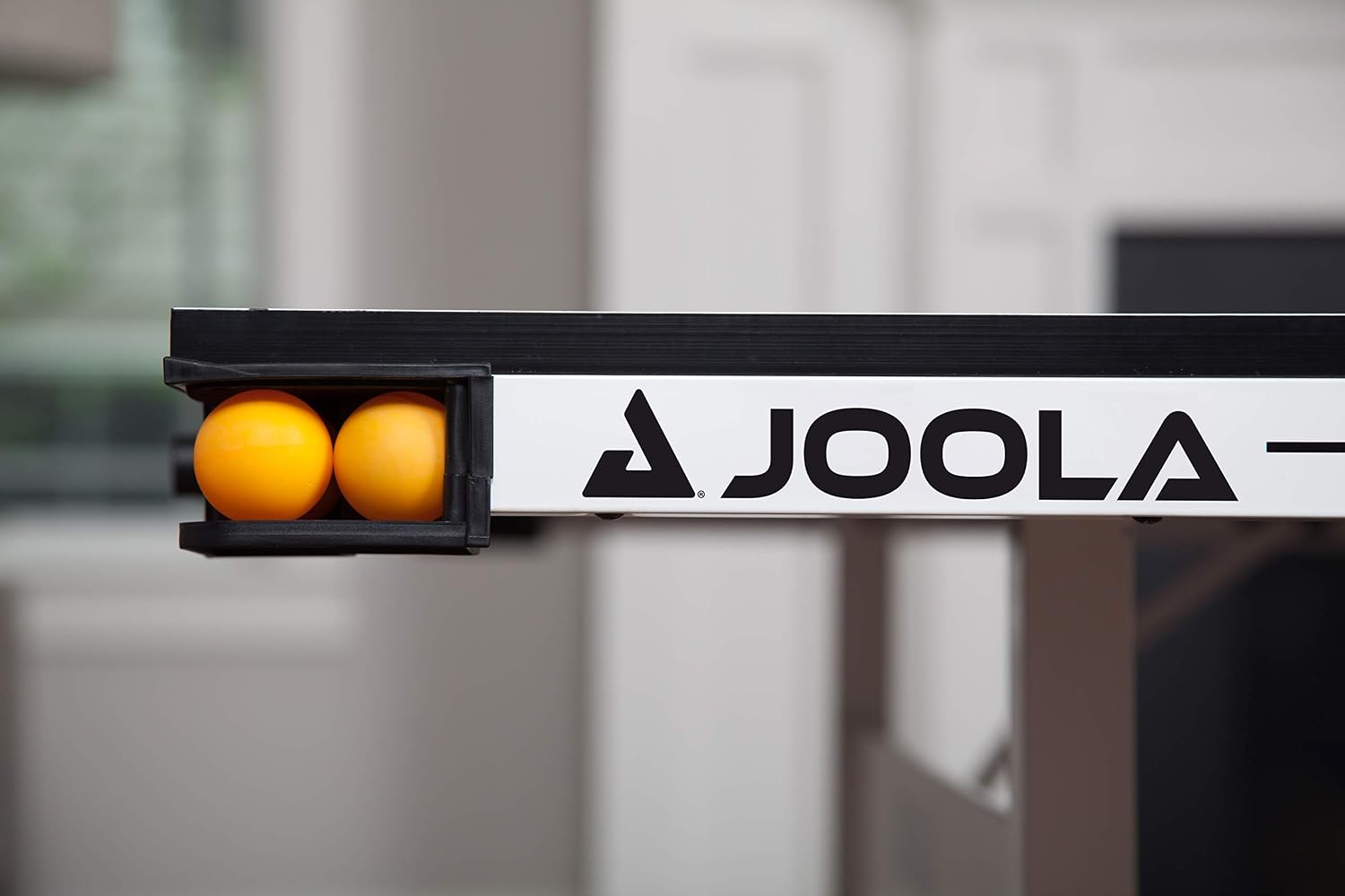 JOOLA Rally TL Professional MDF Indoor Ping Pong Table w/Quick Clamp Table Tennis Net & Post Set - 10 Minute Easy Assembly - Corner Ball Holders - Tournament Quality - Includes Playback Mode