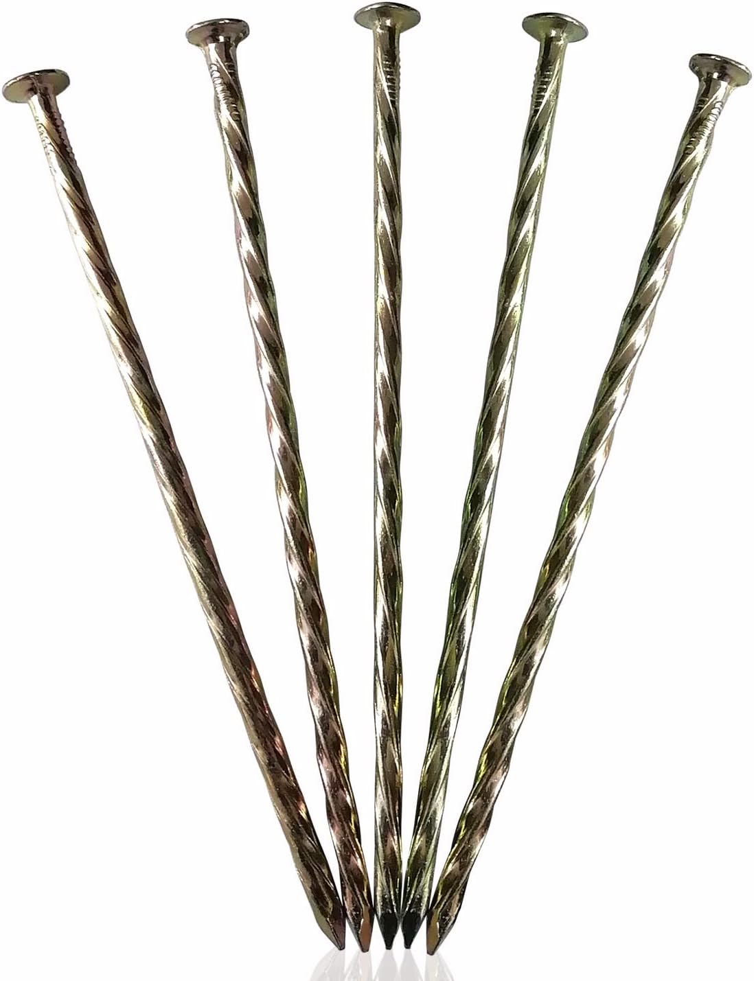 9 Pack 8 Inch Galvanized Tent Spikes,Metal Edging Spikes Landscape