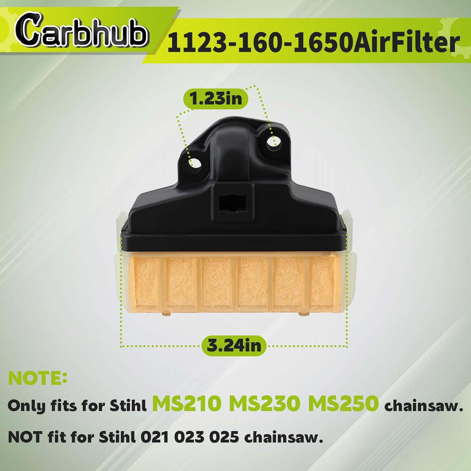 Carbhub Carburetor for Stihl 021 023 025 MS210 MS230 MS250 Chainsaw Carb with 1123 160 1650 Air Filter Ignition Coil Fuel Line Tune Up Kit Replace