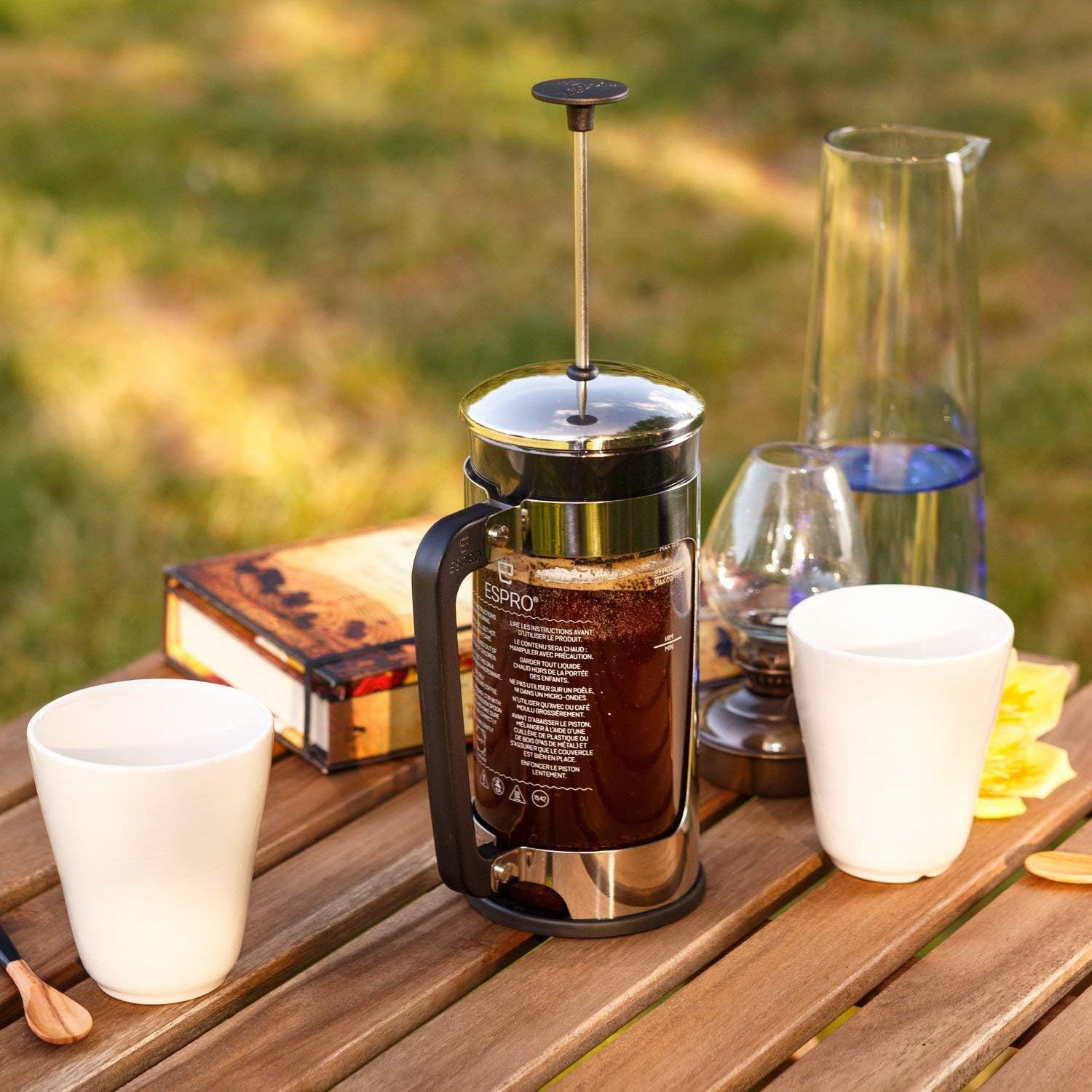 Espro Replacement Glass Carafe for P3 32 oz and P5 32 oz French Press Coffee Maker