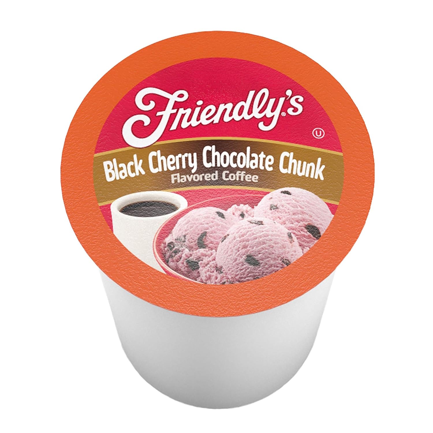 Friendly's Chocolate Mint Ice Cream Flavored Coffee Pods for Keurig K Cup Brewers, Mint Chocolate Chip, 40 Count (Pack of 1)