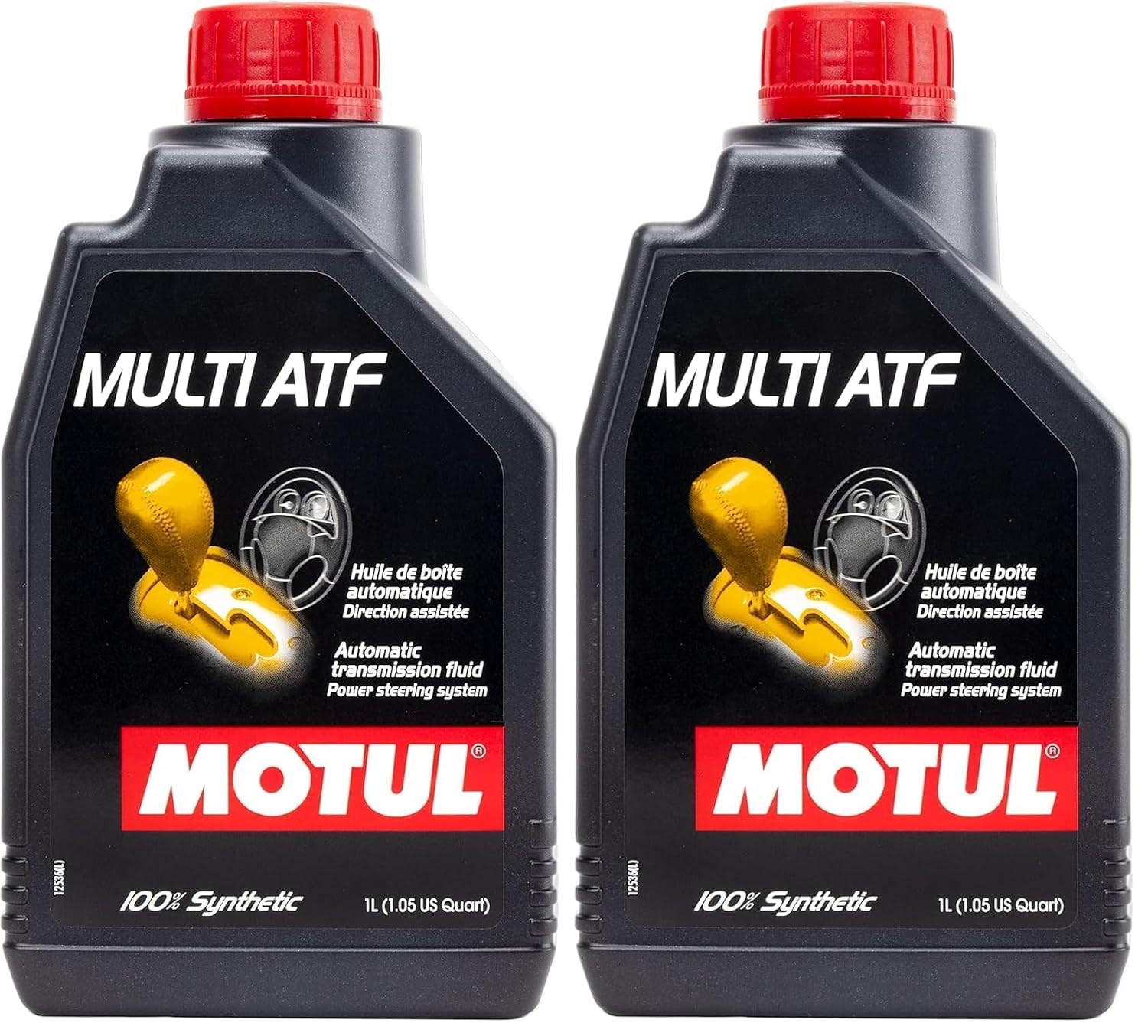 Motul Multi ATF 100% Synthetic Automatic Transmission Fluid – Multi-Vehicle ATF for Dexron III, Mercon & Import Applications, Smooth Shifting & Wear Protection, 1 Liter