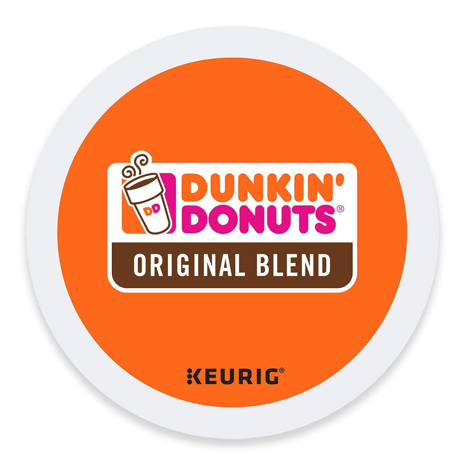 Dunkin' Donuts 2091512 Original Blend Coffee K-Cup Pods Medium Roast 44/Box (006933)
