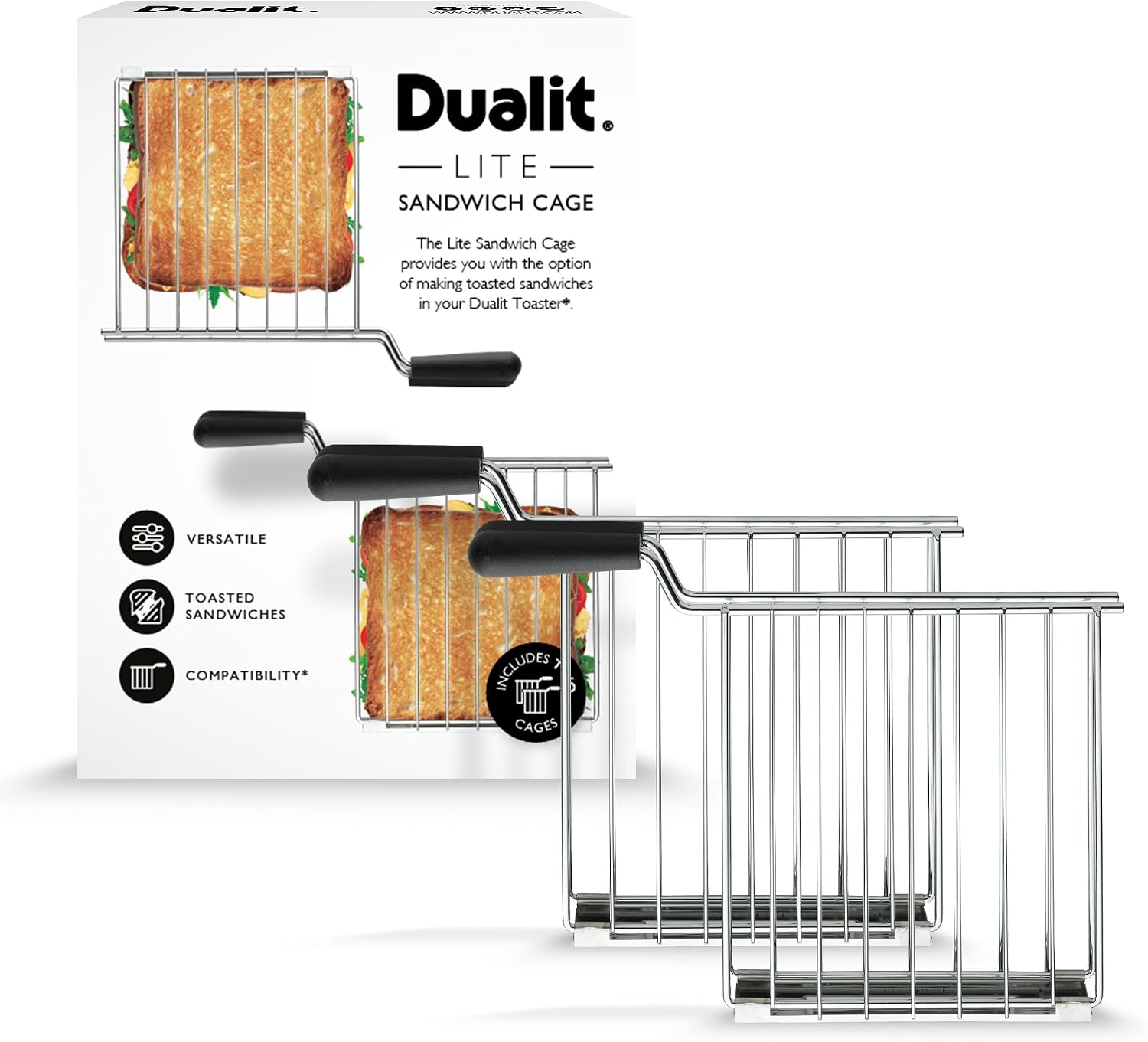 Dualit Design Series Sandwich Cage x 2 for Lite