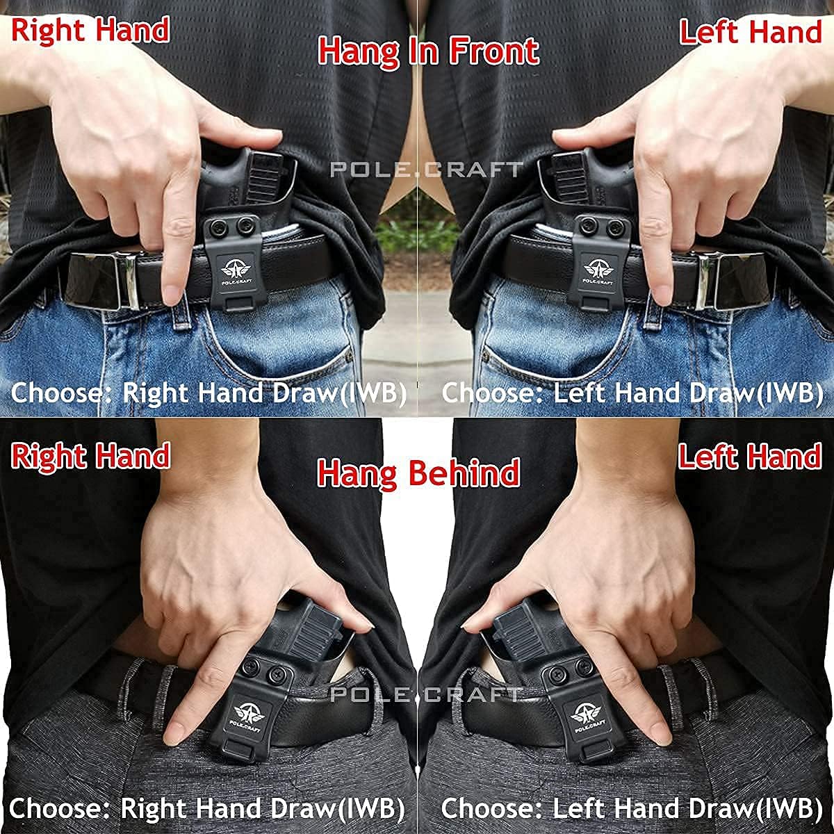 Taurus G3C G2C Holster IWB Kydex Holster Taurus G3C / G2C / G2S / PT111 / PT140 9mm/.40- Inside Waistband Concealed Carry