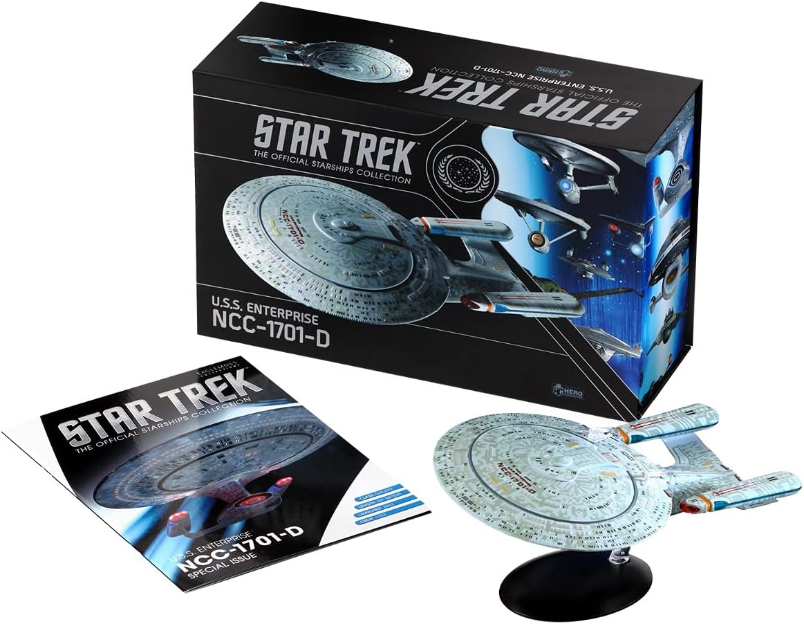 Hero Collector Eaglemoss U.S.S. Enterprise NCC-1701-D Collector's XL Edition | Star Trek Official Starships Collection | Model Replica